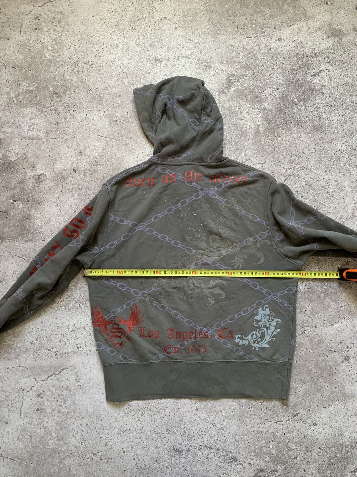 Vintage LOS ANGELES x SMET ZIP UP HOODIE Size US M / EU 48-50 / 2 - 12 Thumbnail