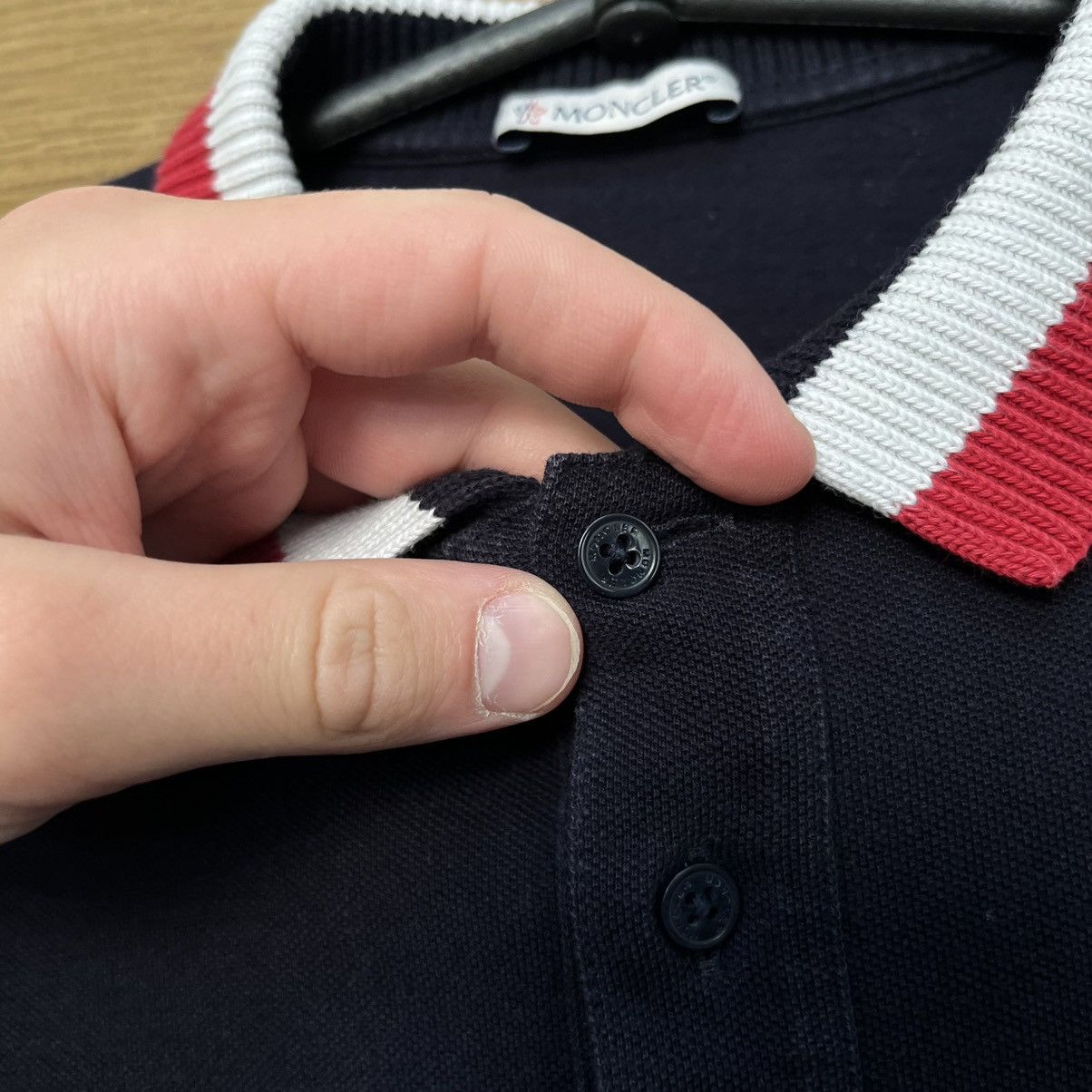 Moncler Moncler Polo Long Sleeve Size US S / EU 44-46 / 1 - 4 Thumbnail