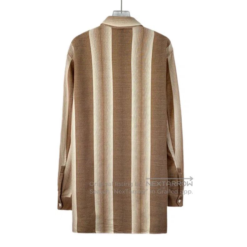 Other Loewe size 39 Color Block Stripe Logo Leather Patch Wool La Size US M / EU 48-50 / 2 - 2 Thumbnail