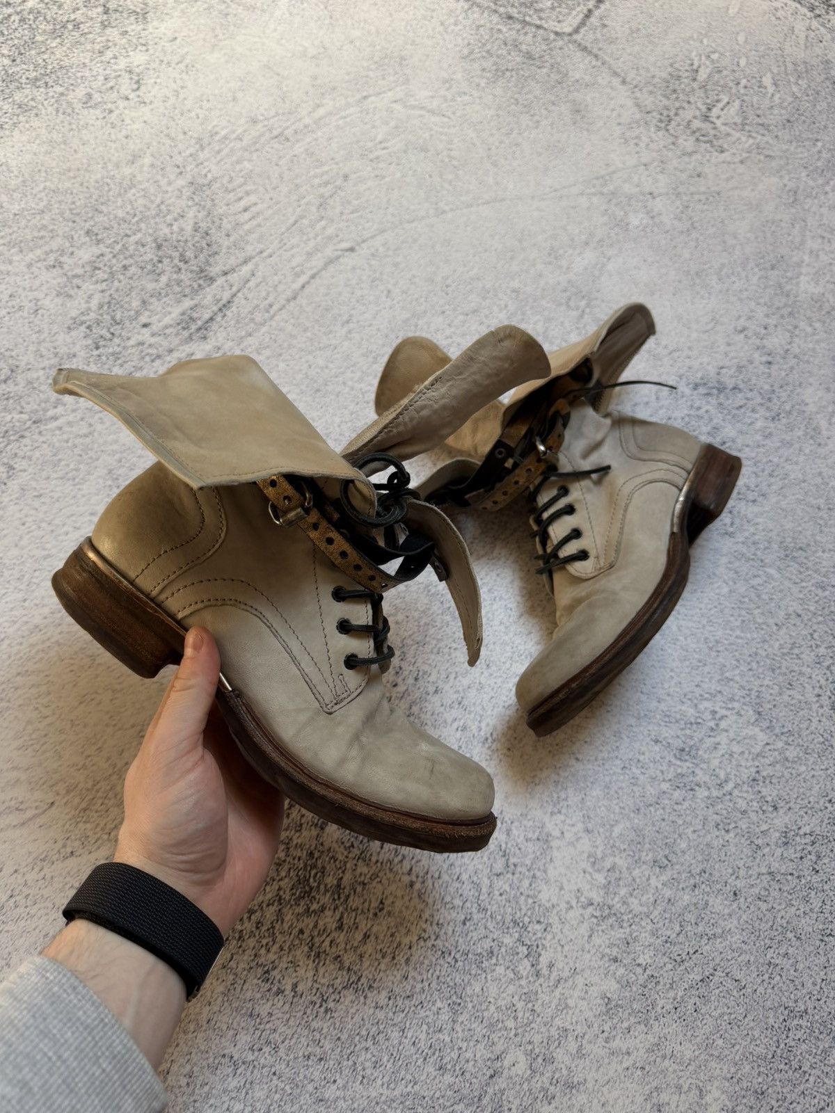 A.S.98 Ann Demeulemeester, CCP Style Boots Womens Y2K Opium Awantga Size US 8 / IT 38 - 2 Thumbnail