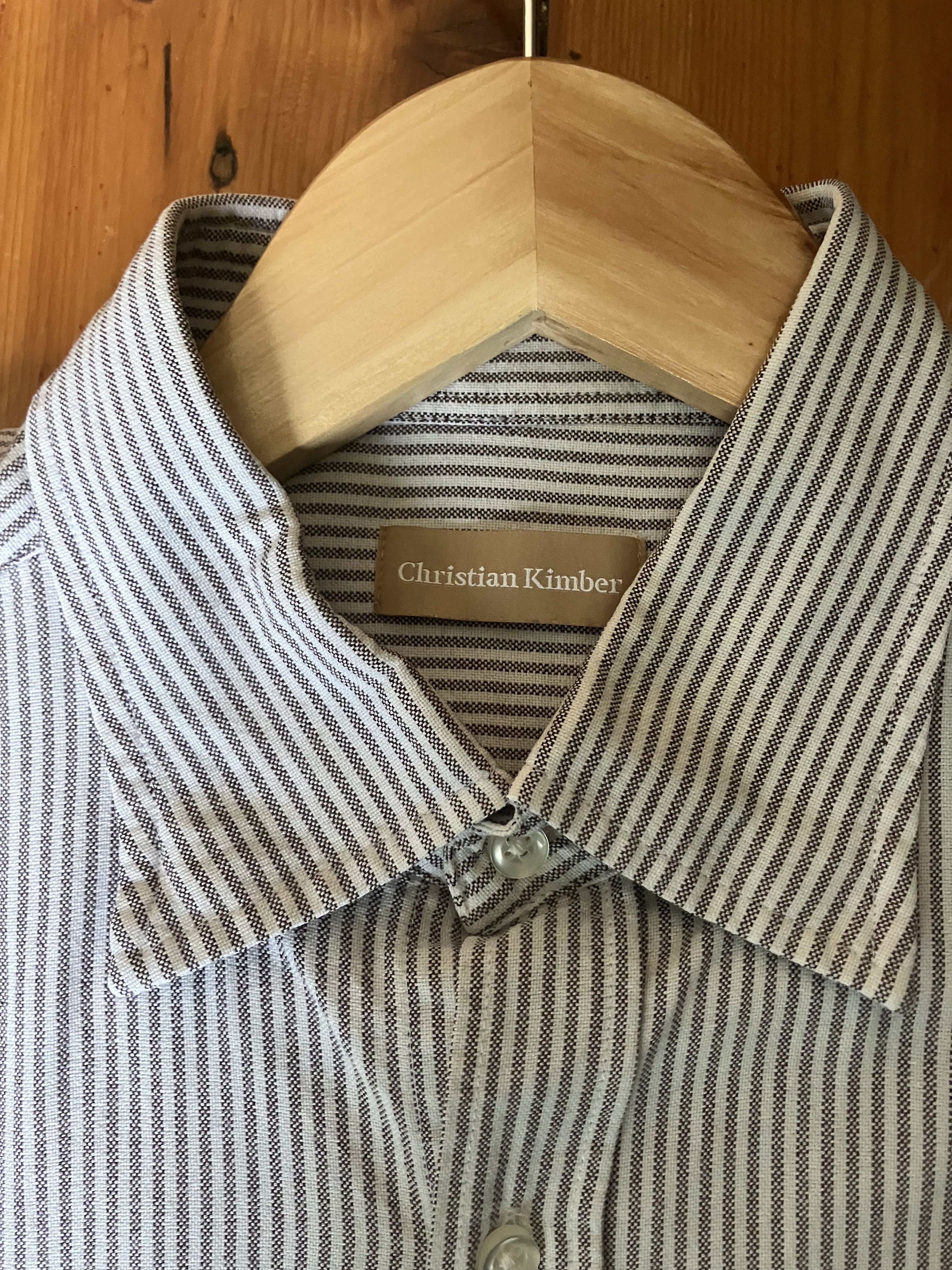 Christian Kimber Christian Kimber Stripe OCBD Shirt Size US M / EU 48-50 / 2 - 3 Thumbnail
