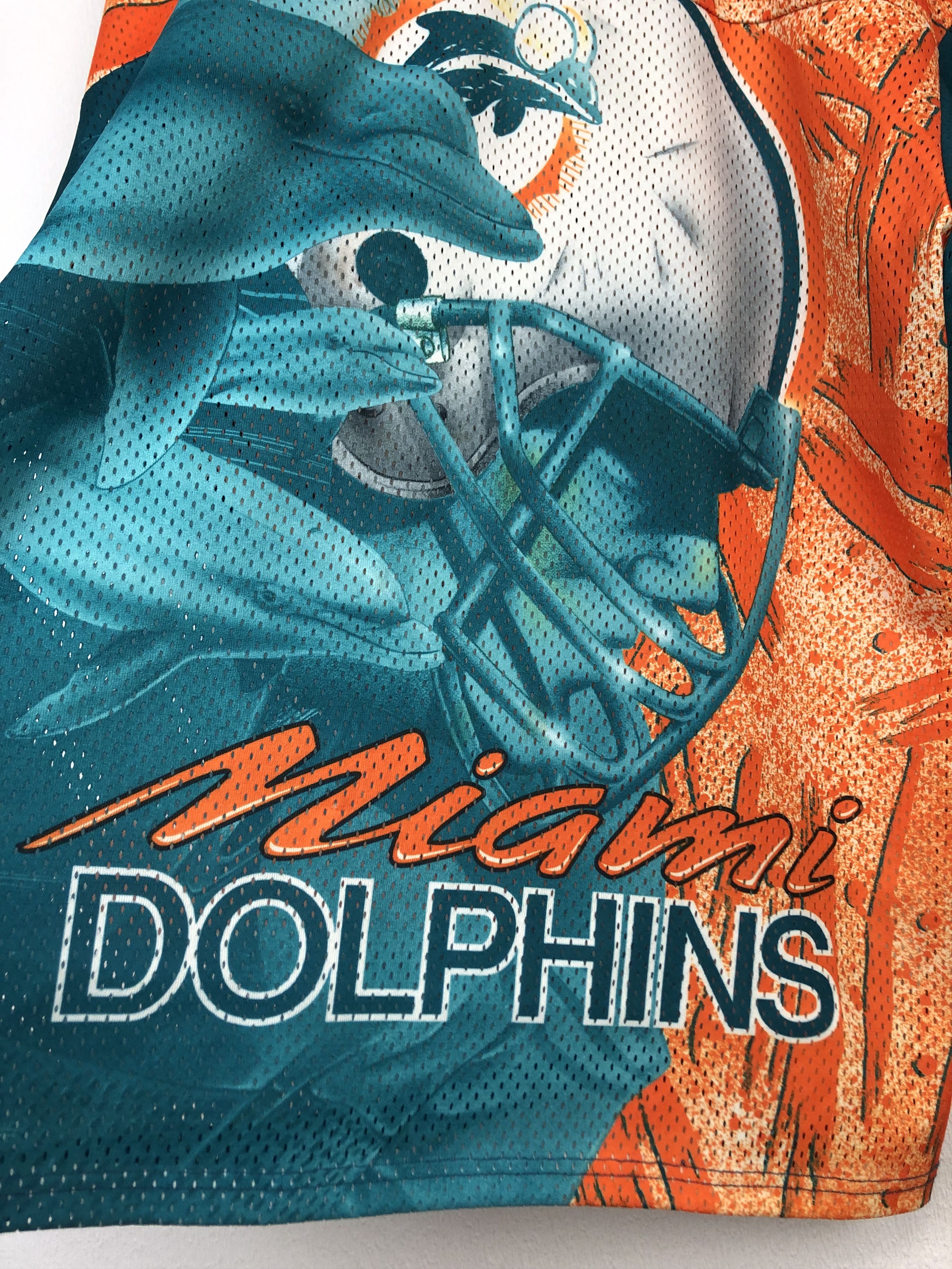 Ccm Vintage Miami Dolphins CCM Over Print Jersey Mens Shirt Size US XL / EU 56 / 4 - 4 Thumbnail