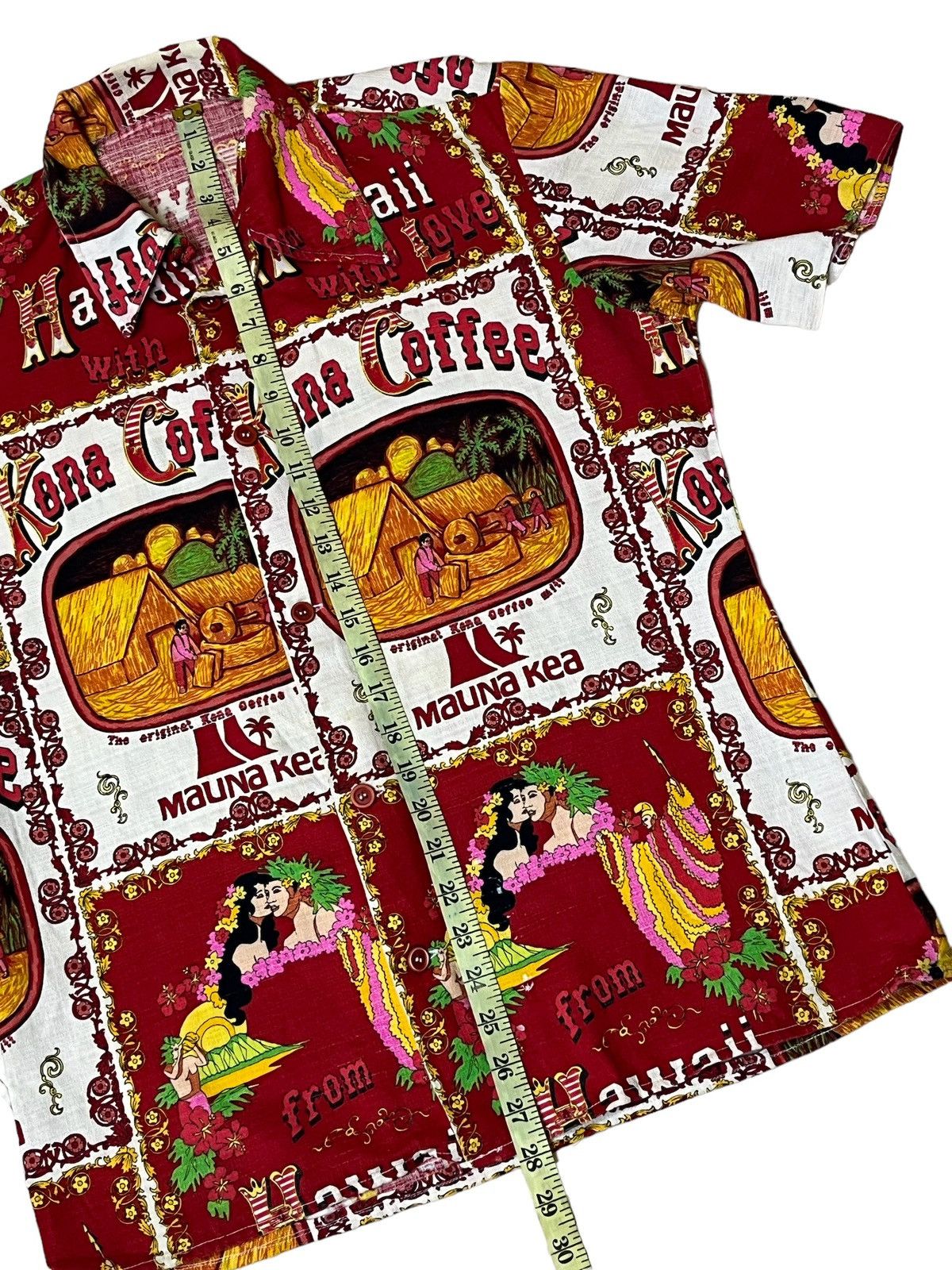 Vintage VTG HAWAII MAUNA KEA CONA COFFEE BARKCLOTH BUTTON UPS SHIRT Size US L / EU 52-54 / 3 - 11 Thumbnail