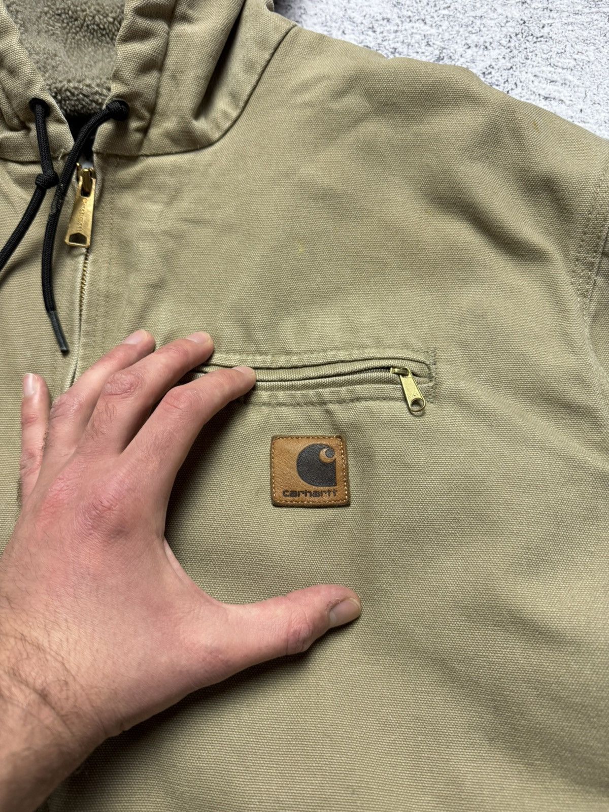 Vintage Carhartt Active Jacket Detroit Coat Skate Style Y2k