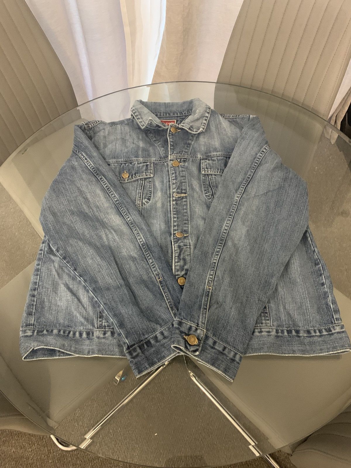 Tommy Hilfiger Light Blue Tommy Hilfiger XL Denim Jacket Size US XL / EU 56 / 4 - 1 Thumbnail