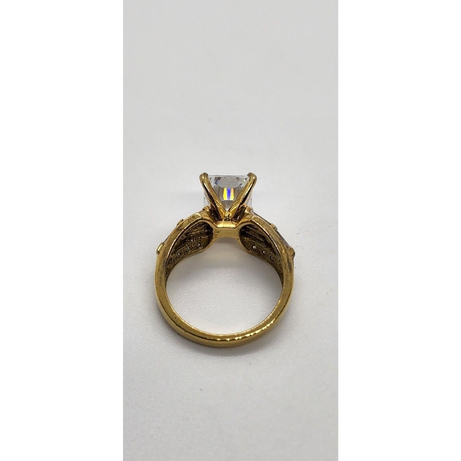 Owner Operator 925 Sterling silver with CZ ring size 7.5 Size ONE SIZE - 4 Thumbnail
