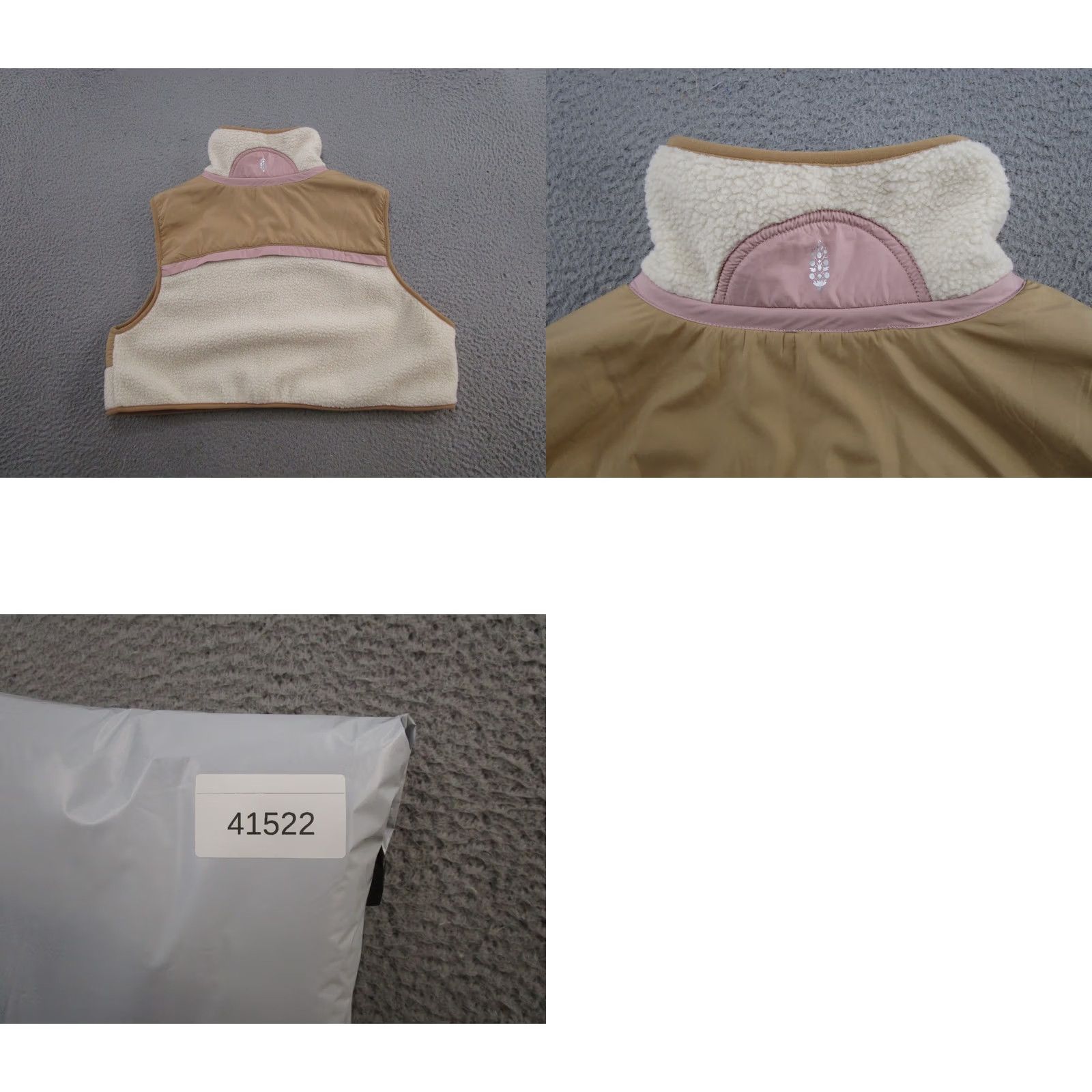 Free People FP Free People Movement Cropped Full Zip Sherpa Vest Women's L Pockets Size L / US 10 / IT 46 - 8 Thumbnail