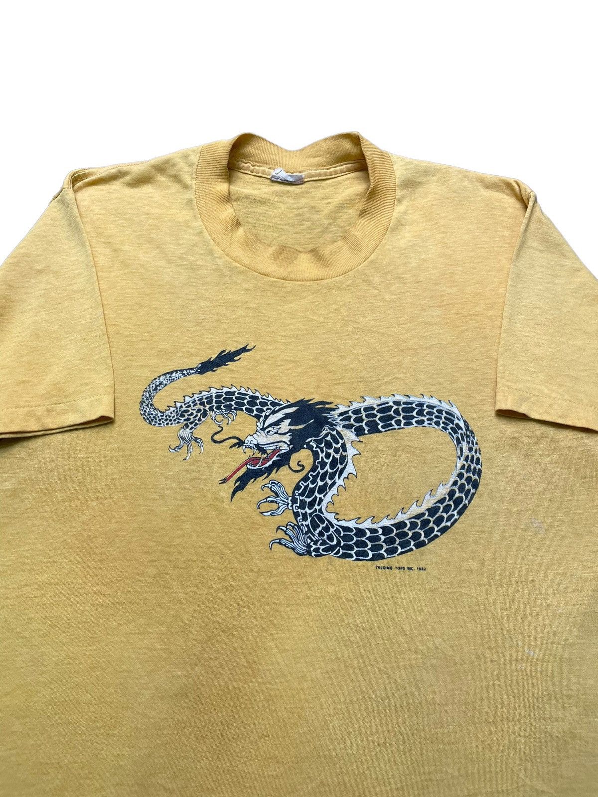 Vintage Vintage 80s Dragon 🐉 Tees Size US M / EU 48-50 / 2 - 1 Thumbnail