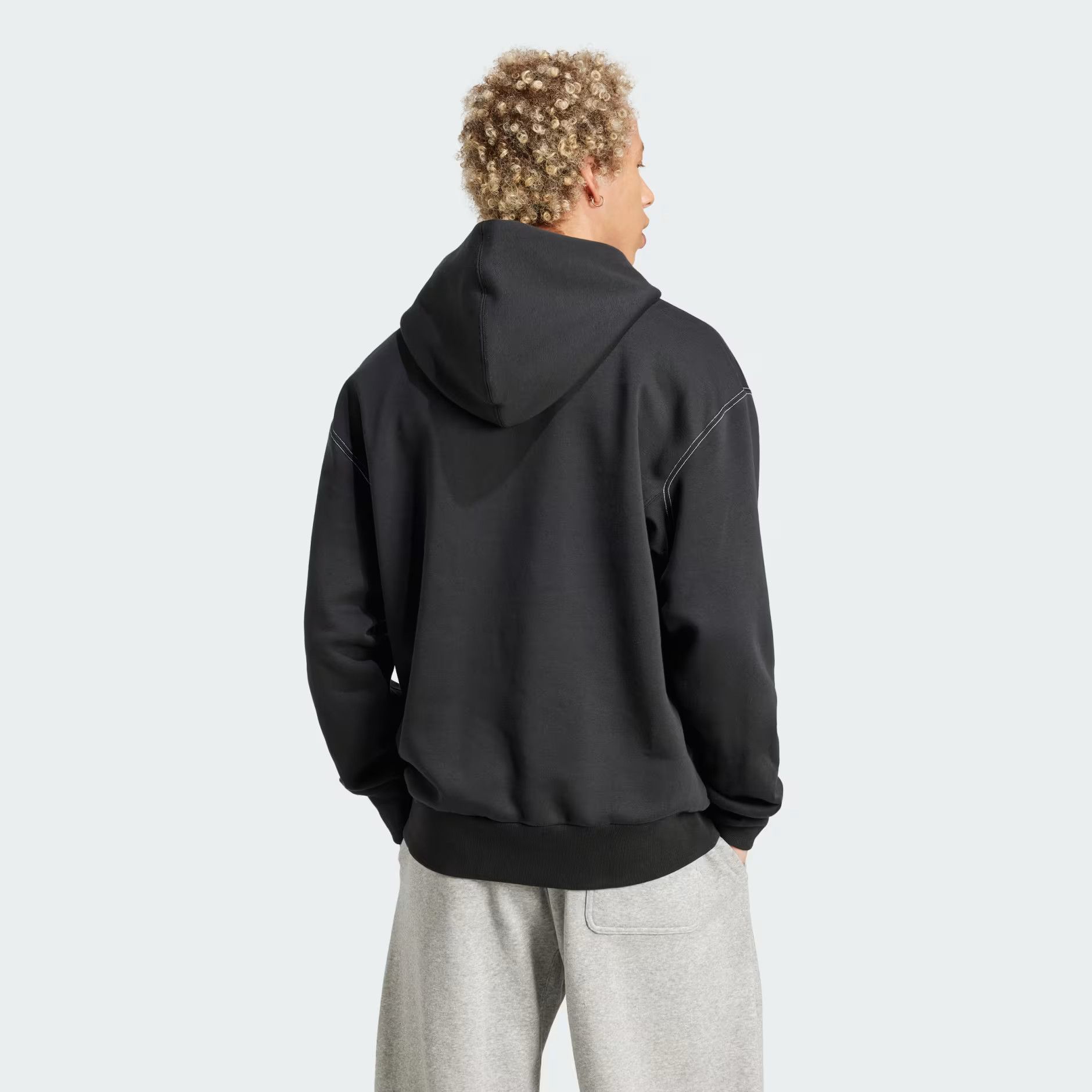 Adidas o1mle0426 Graphic Hoodie In Black Size US L / EU 52-54 / 3 - 2 Thumbnail