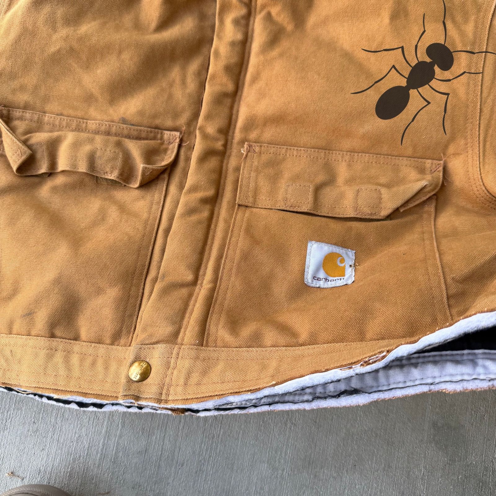Carhartt × Vintage Carhartt brown cropped Detroit style work wear jacket Size US M / EU 48-50 / 2 - 5 Thumbnail