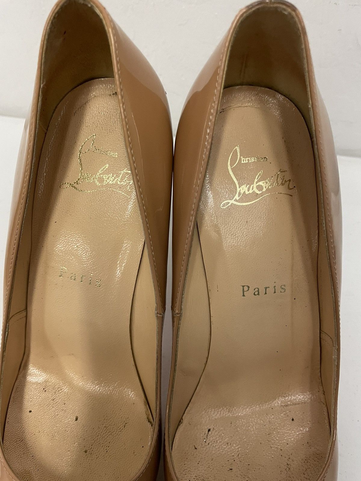 Christian Louboutin Patent Leather Platform Bianca Pump Size US 6 / IT 36 - 10 Thumbnail