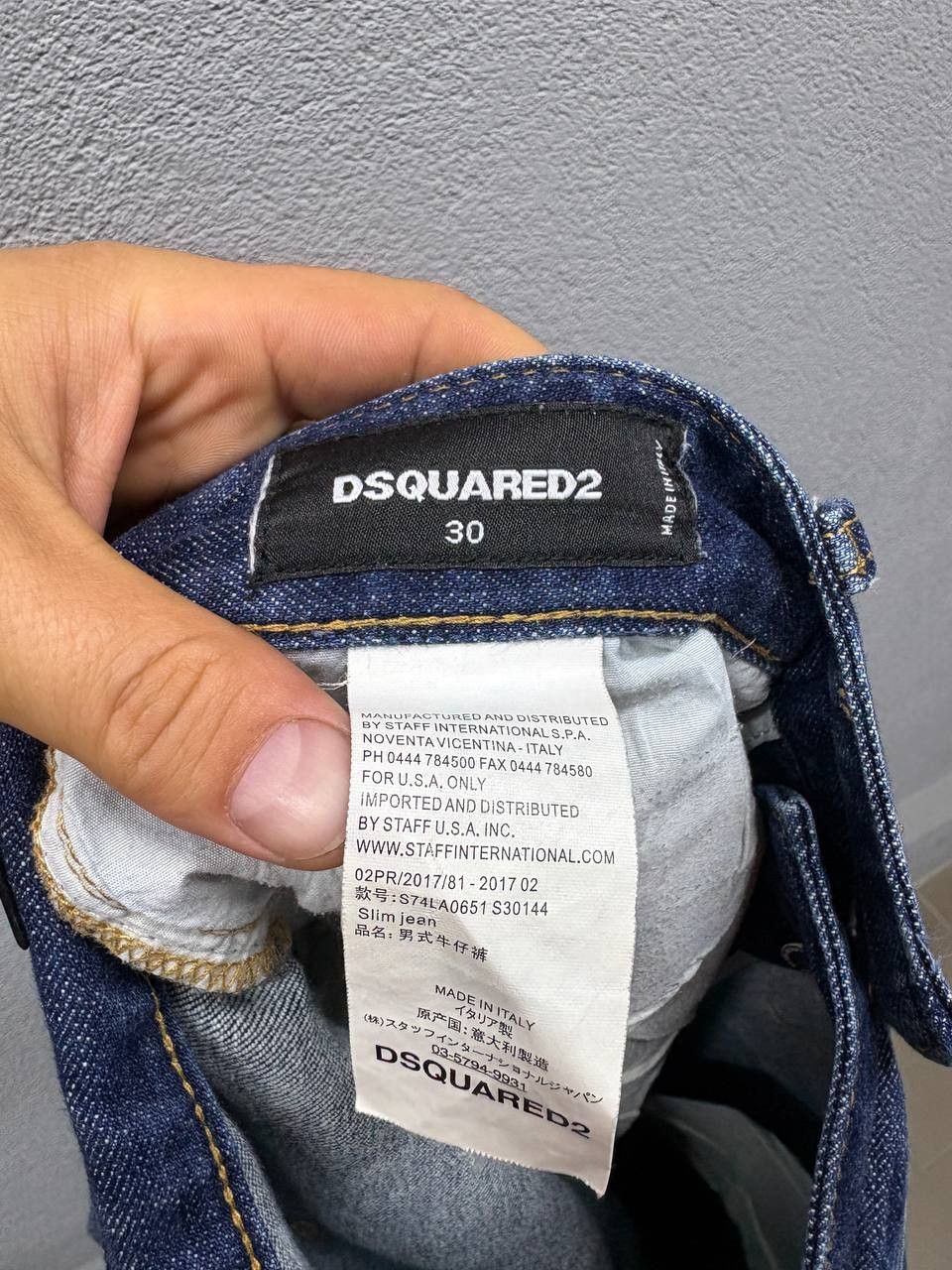 Dsquared2 Dsquared2 mens jeans W 30 made in Italy Size US 30 / EU 46 - 8 Thumbnail