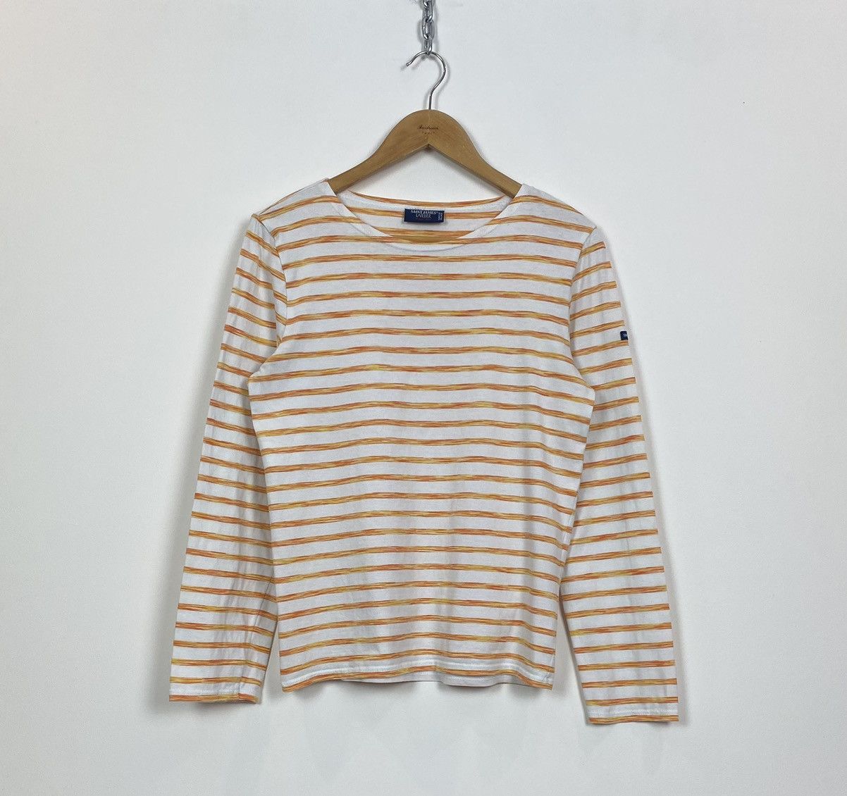 Designer × Saint James × Vintage Vintage Saint James Long Sleeve Shirt Womens Sz M Size M / US 6-8 / IT 42-44 - 1 Thumbnail