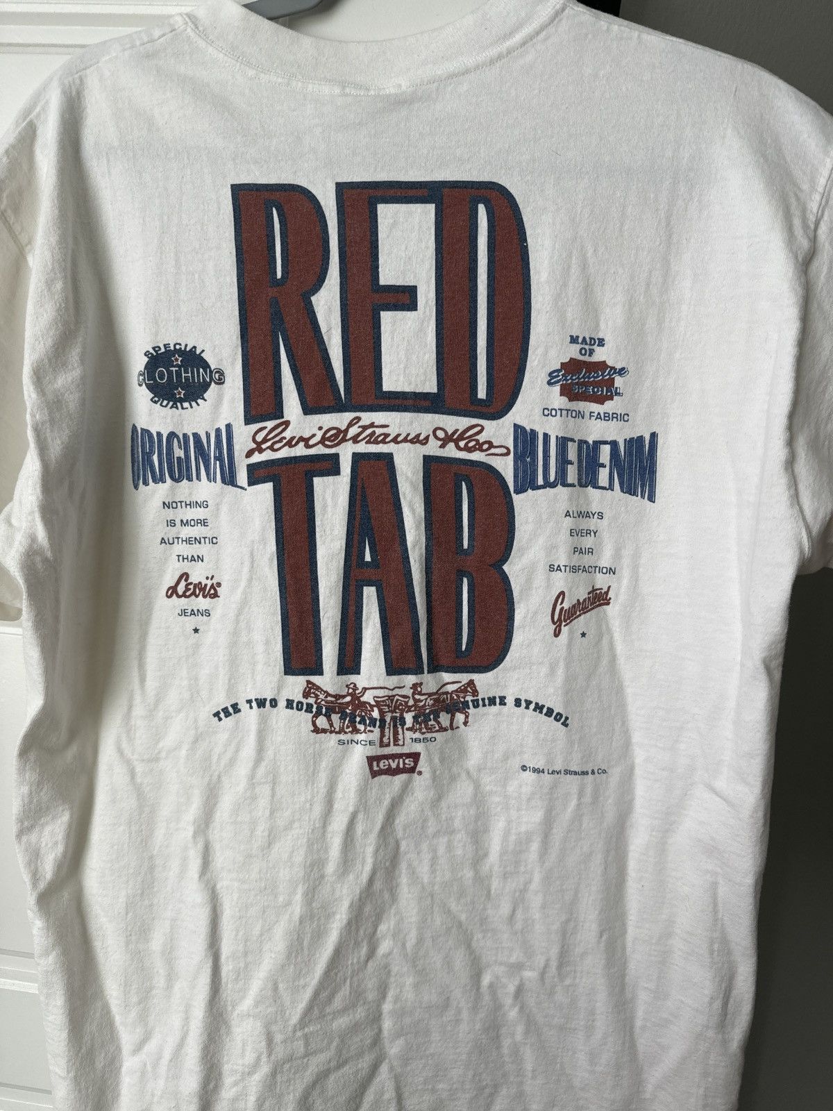 Levi's Vintage Clothing Vintage Levi’s jeans tee Size US L / EU 52-54 / 3 - 3 Thumbnail