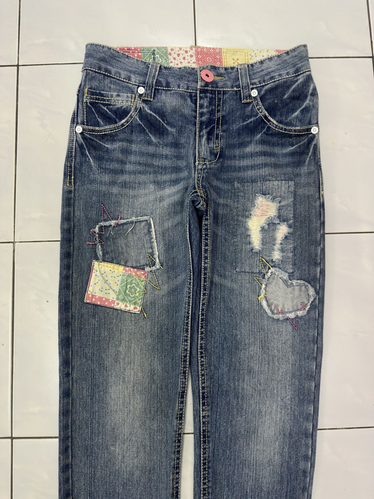 Japanese Brand Japanese CASSE JEANS Distressed Denim Size US 30 / EU 46 - 3 Thumbnail