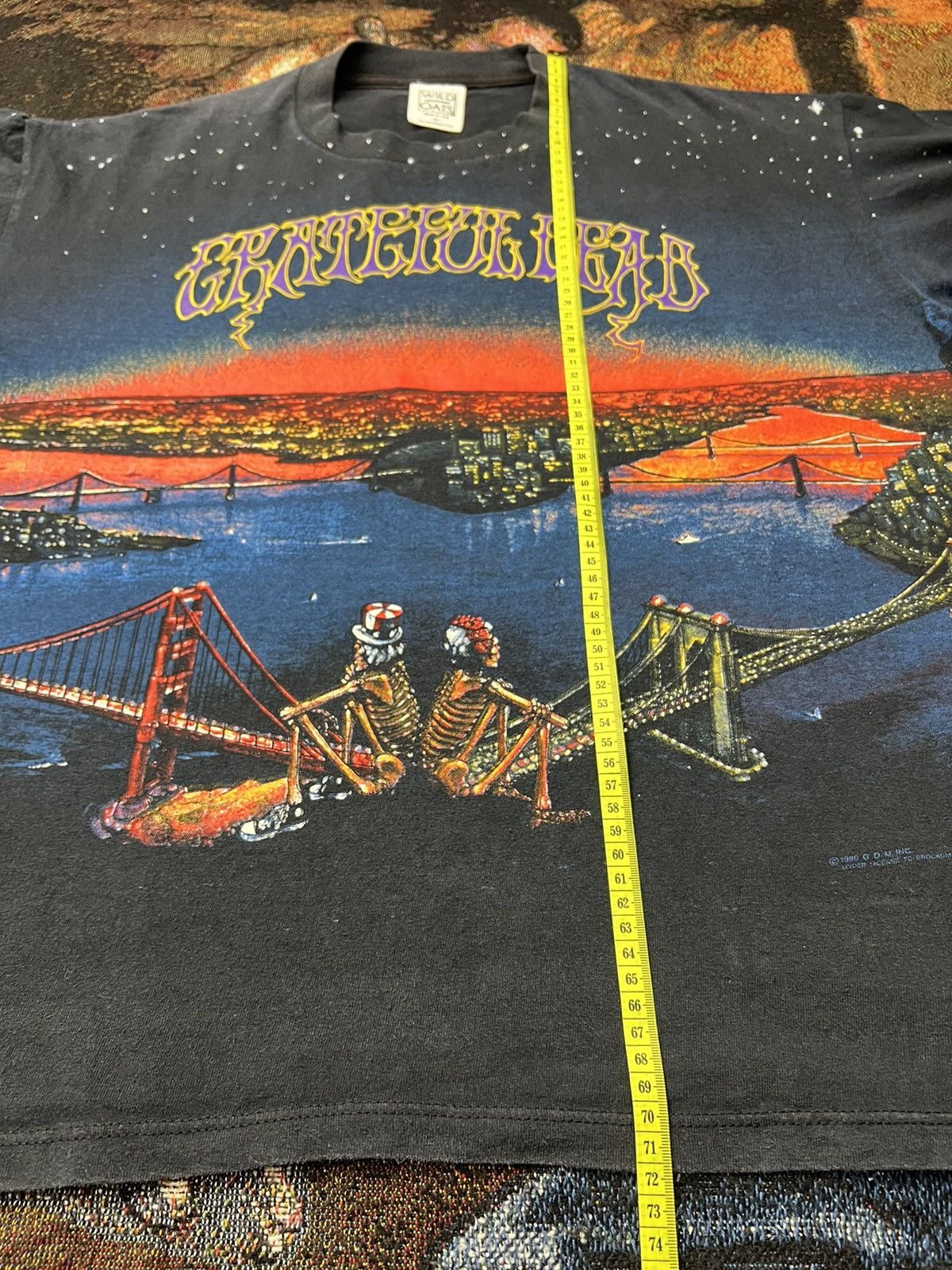 Band Tees Vintage Grail '90 Grateful Dead San Fransisco AOP Tee Size US XL / EU 56 / 4 - 7 Thumbnail