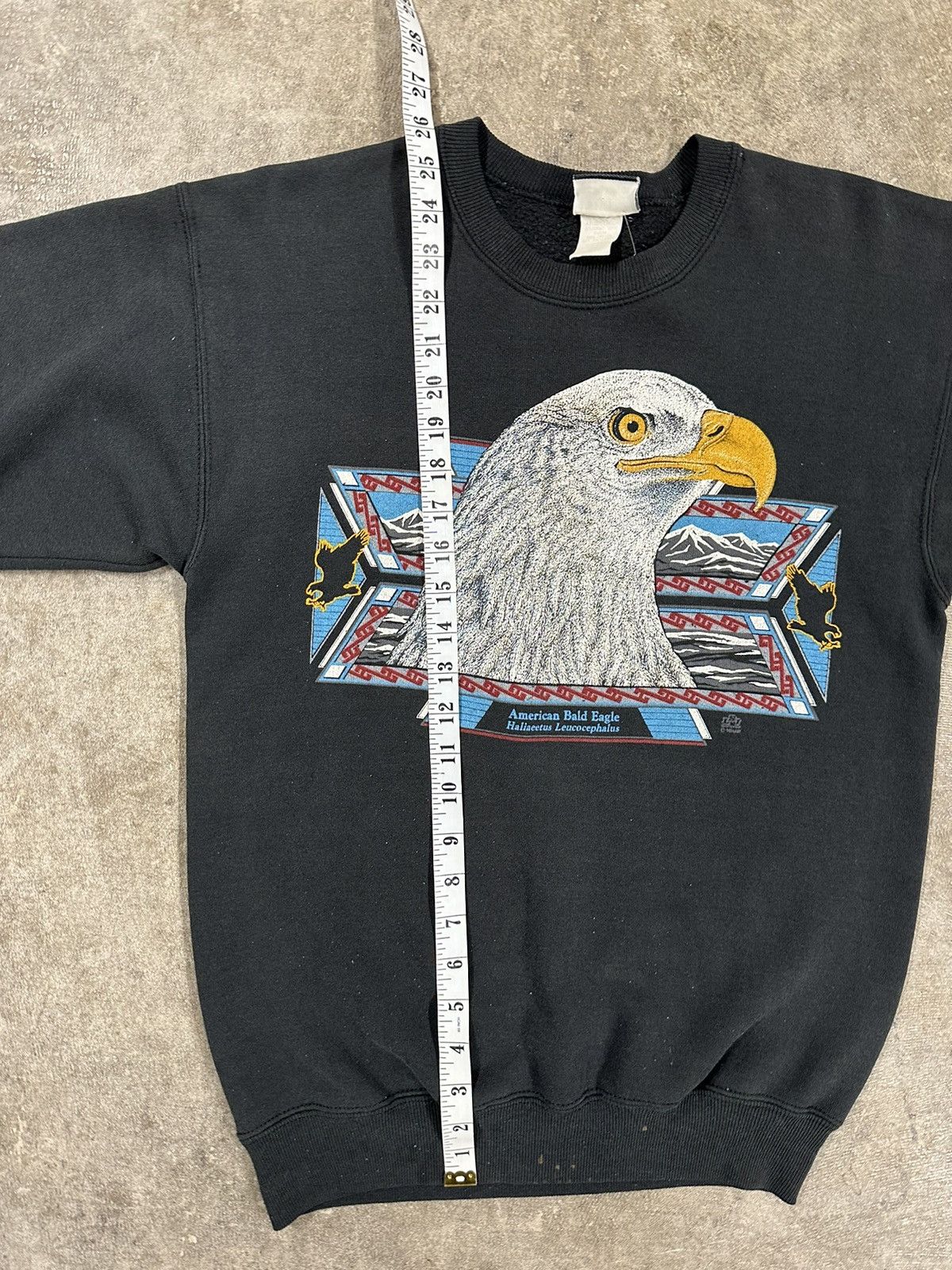 Vintage Vintage 90s American Bald Eagle Animal Sweatshirt Size US S / EU 44-46 / 1 - 10 Thumbnail