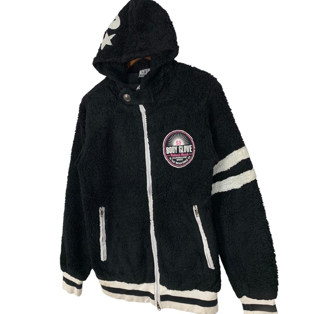 Body Glove Vintage Body Glove Surfing Surf Style Fleece Jacket Hoodie Size US S / EU 44-46 / 1 - 3 Thumbnail