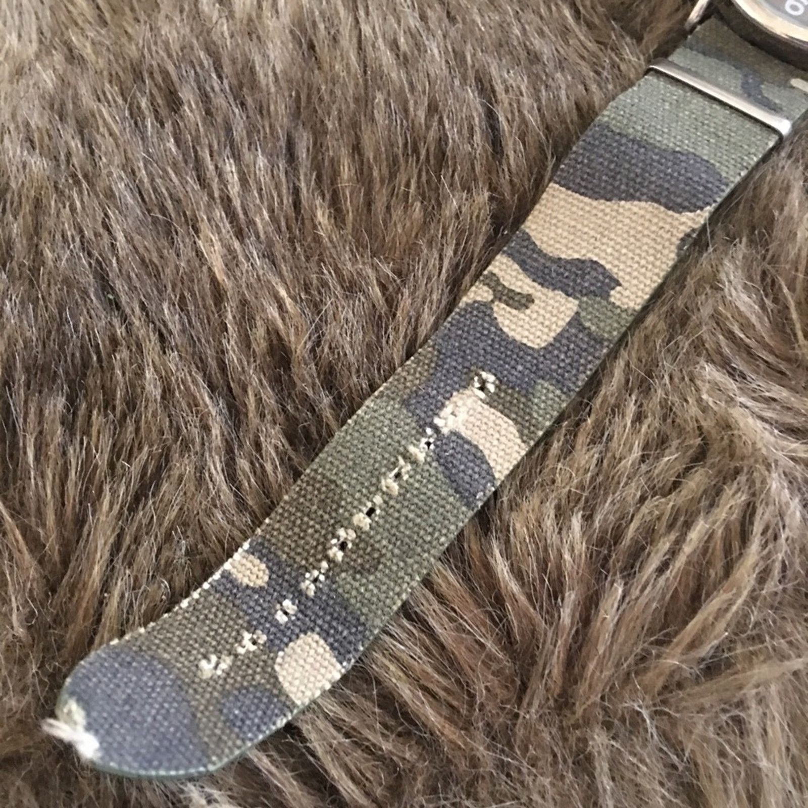 Jewelry Men’s Folio faux leather camo band watch Size ONE SIZE - 8 Thumbnail
