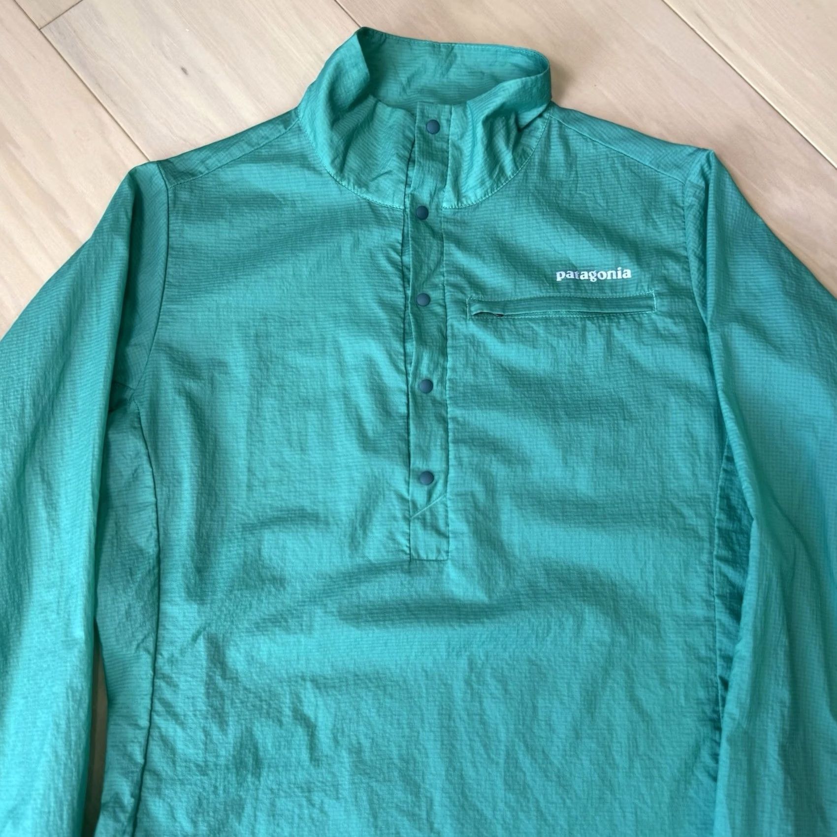 Patagonia Patagonia Houdini Pullover Women's XS Green Lightweight Outdoor Jacket Summer Hiking Size XS / US 0-2 / IT 36-38 - 4 Thumbnail
