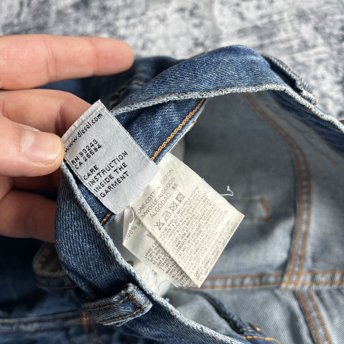 Diesel Diesel Jeans Selvedge Denim Vintage Streetwear Y2K Pants Size US 34 / EU 50 - 13 Thumbnail