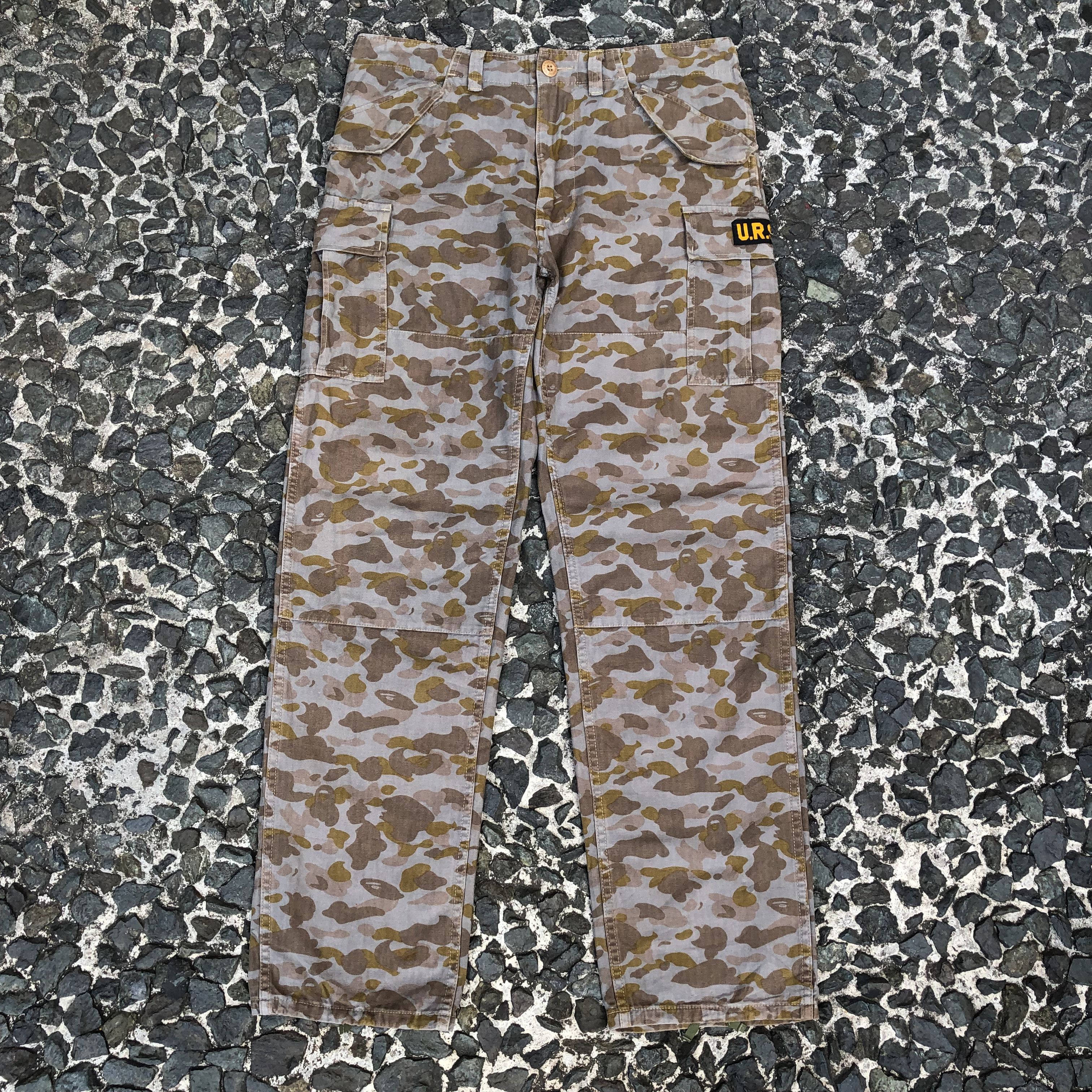 OG Bape Ursus Camo Cargo Pants