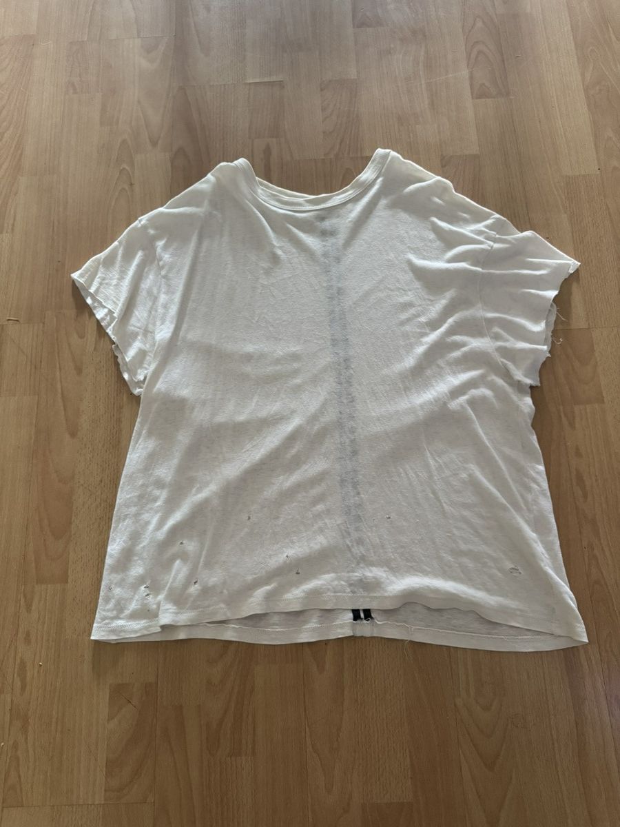Mr. Completely Distressed white T-shirt Size US XL / EU 56 / 4 - 1 Thumbnail