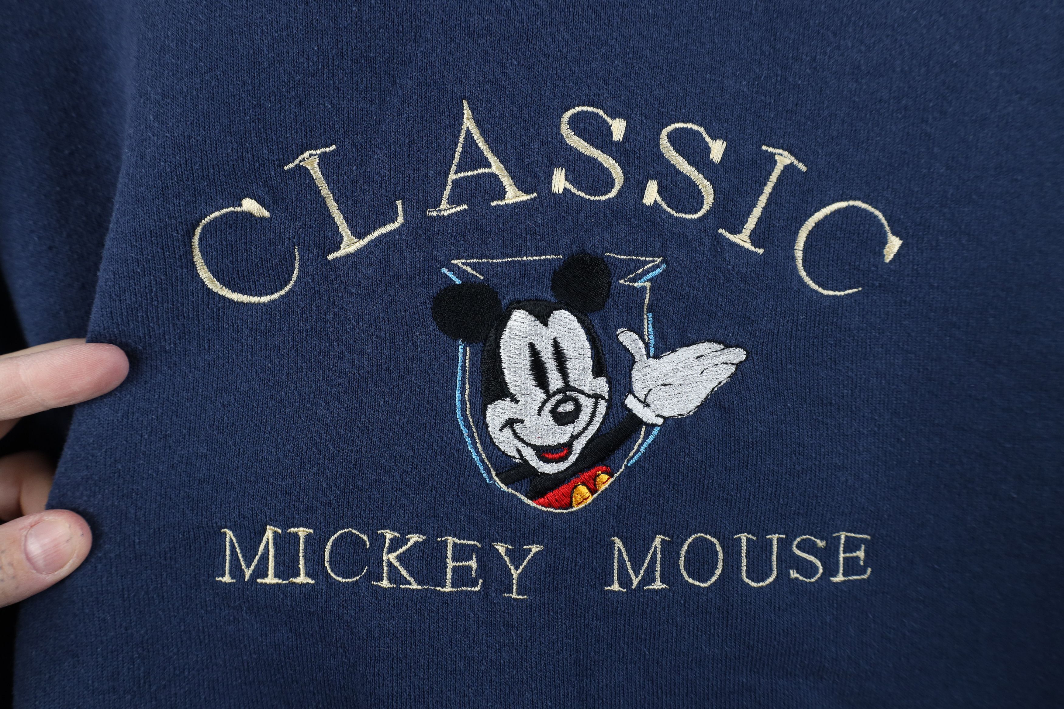 Disney Vintage 90s Disney Spell Classic Mickey Mouse Sweatshirt USA Size L / US 10 / IT 46 - 4 Thumbnail