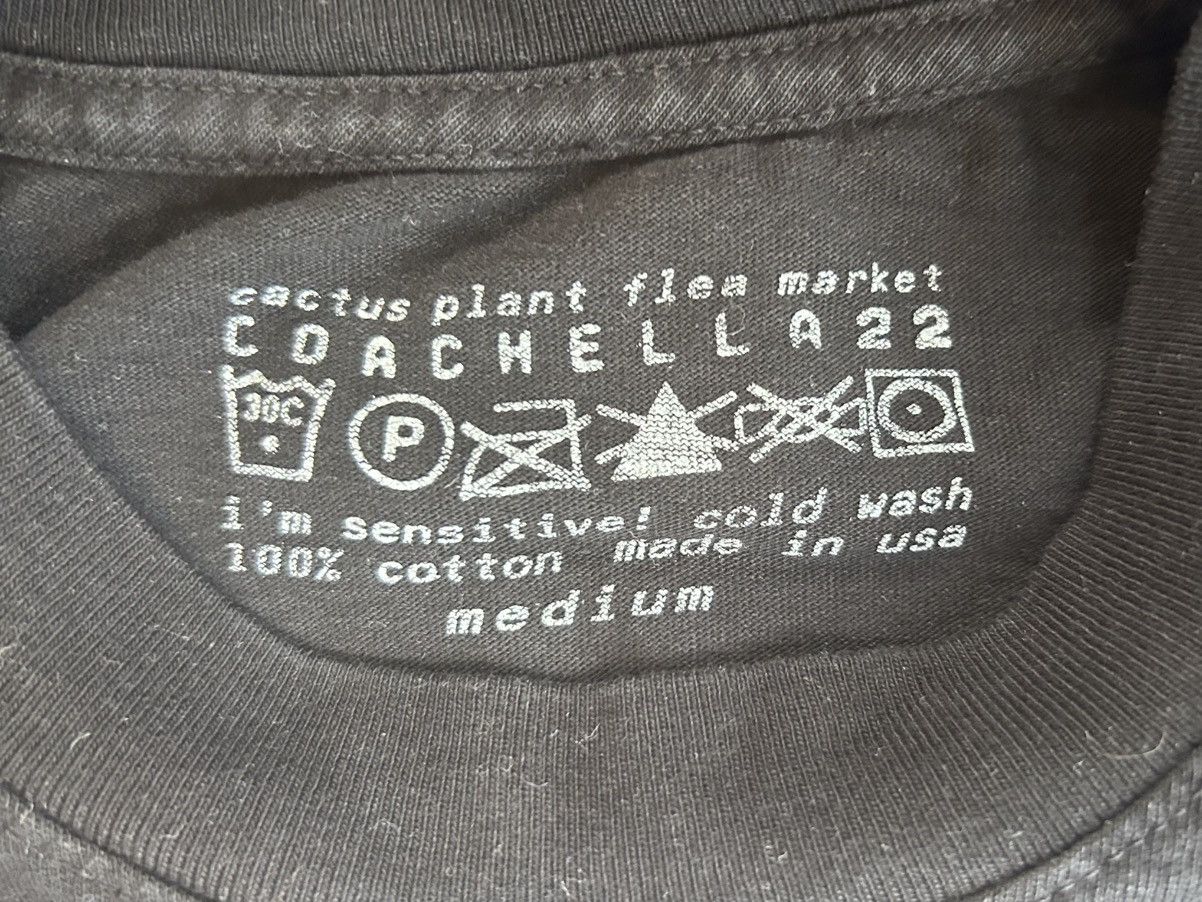 Cactus Plant Flea Market × Coachella CPFM x Coachella 2022 Weekend 1 Tee Black/Red Medium Size US M / EU 48-50 / 2 - 3 Thumbnail
