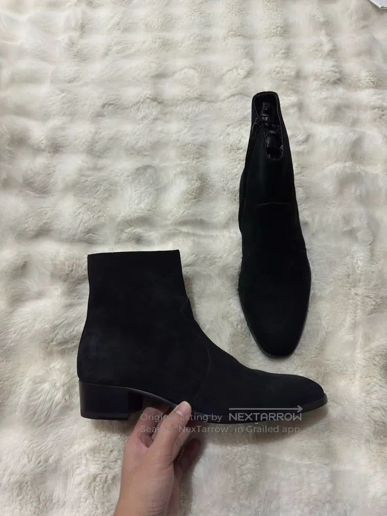 Saint Laurent Paris Saint Laurent Paris Suede Men's Boots Size US 10 / EU 43 - 1 Thumbnail