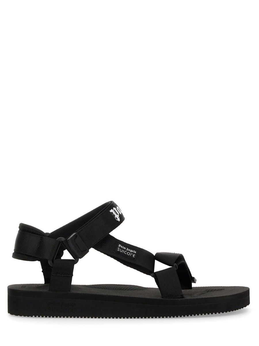 Palm Angels PALM ANGELS PALM ANGELS X SUICOKE SANDAL - BLACK (UK 5) Size US 6 / EU 39 - 1 Thumbnail
