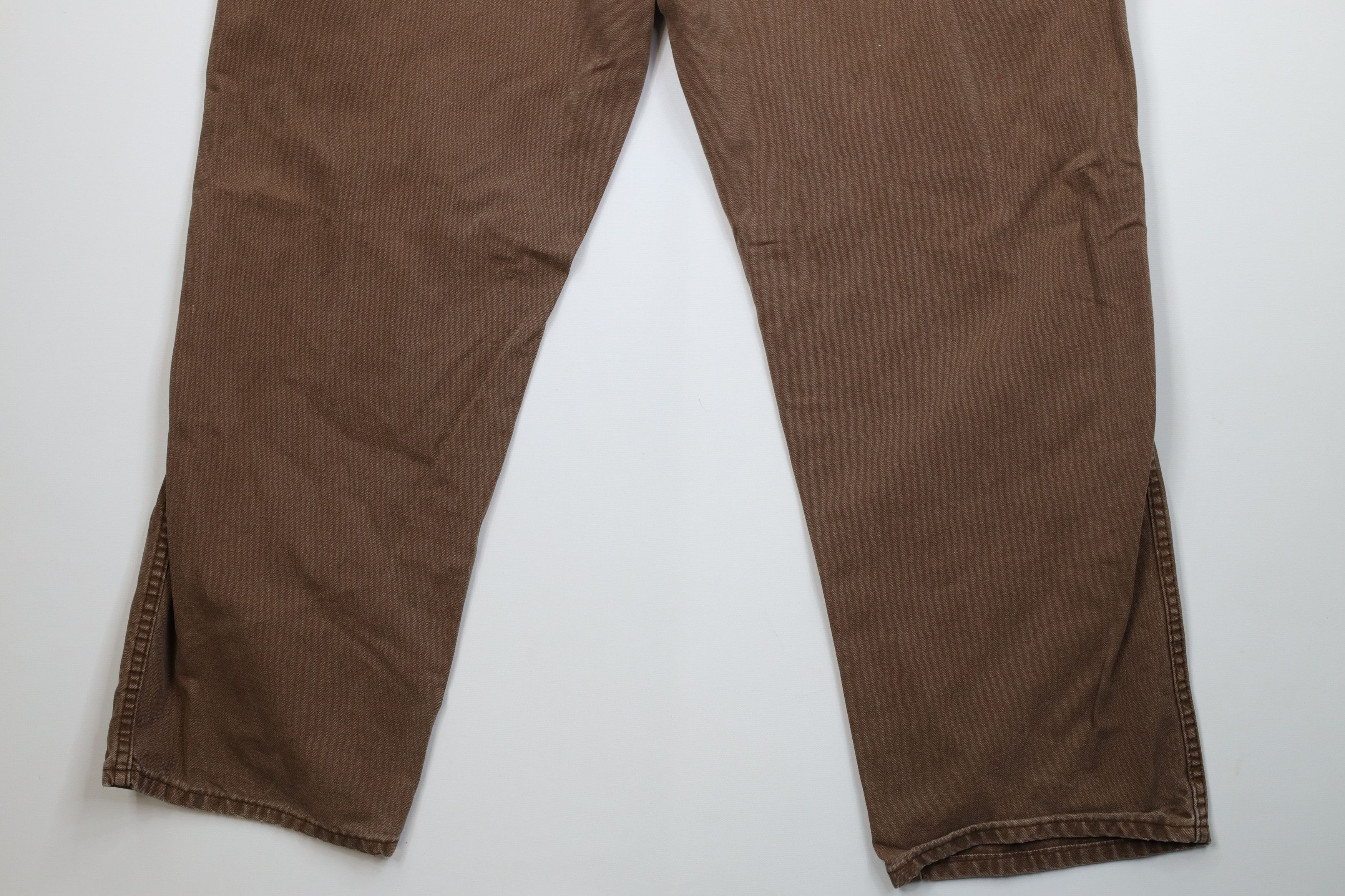 Dickies Vintage Y2K Dickies Workwear Wide Leg Dungaree Pants Brown Size US 42 / EU 58 - 15 Thumbnail