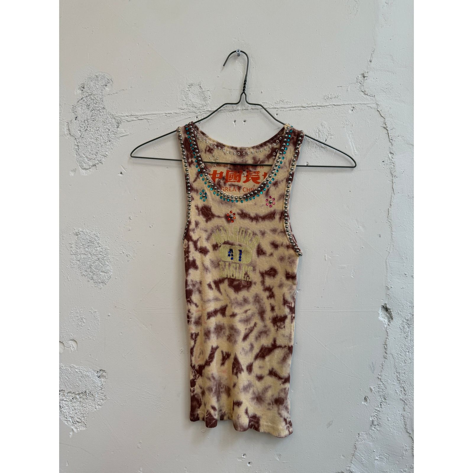 The Great China Wall Great China Wall x Hot Mess Tie Dye Studded Tank Top Size M / US 6-8 / IT 42-44 - 1 Thumbnail