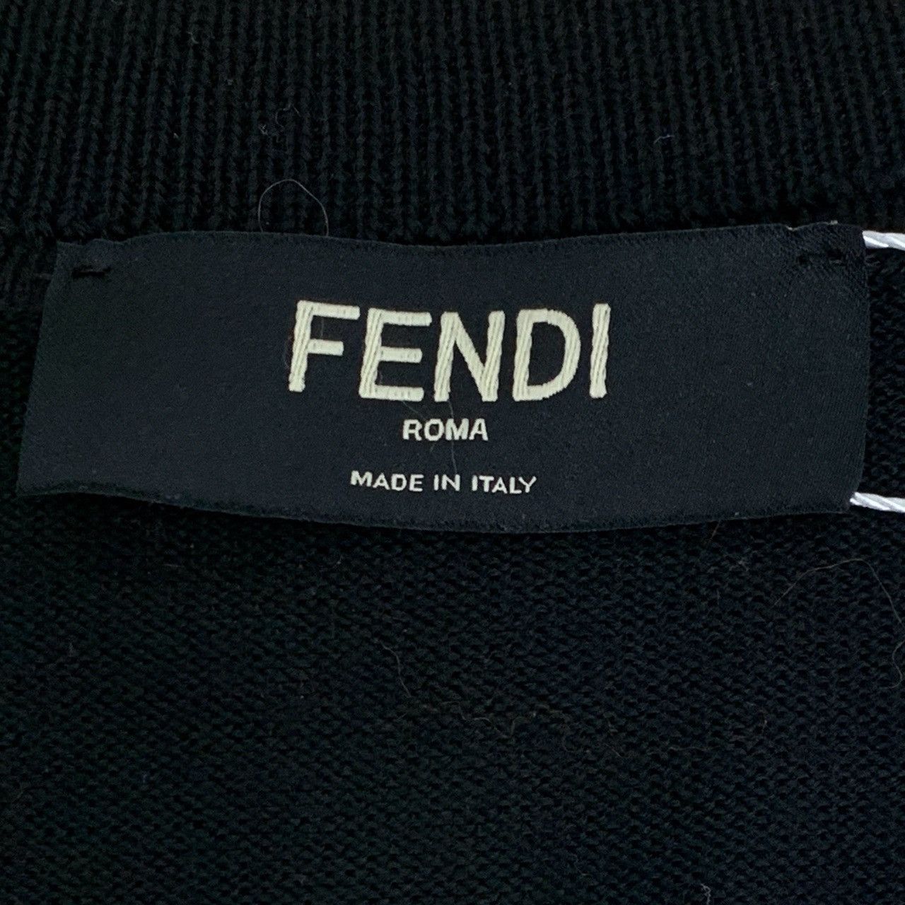 Fendi Fendi Black/White Checkered Wool Knit Vest Size US M / EU 48-50 / 2 - 5 Thumbnail