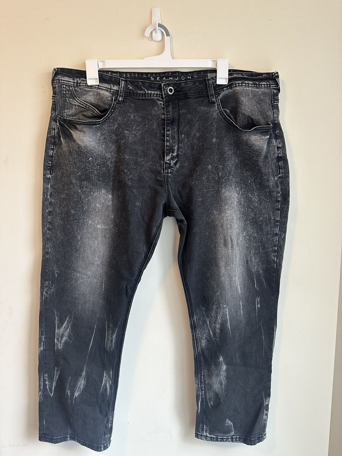 Sean John × Vintage Vintage Sean John Distressed Jeans Size US 36 / EU 52 - 1 Thumbnail