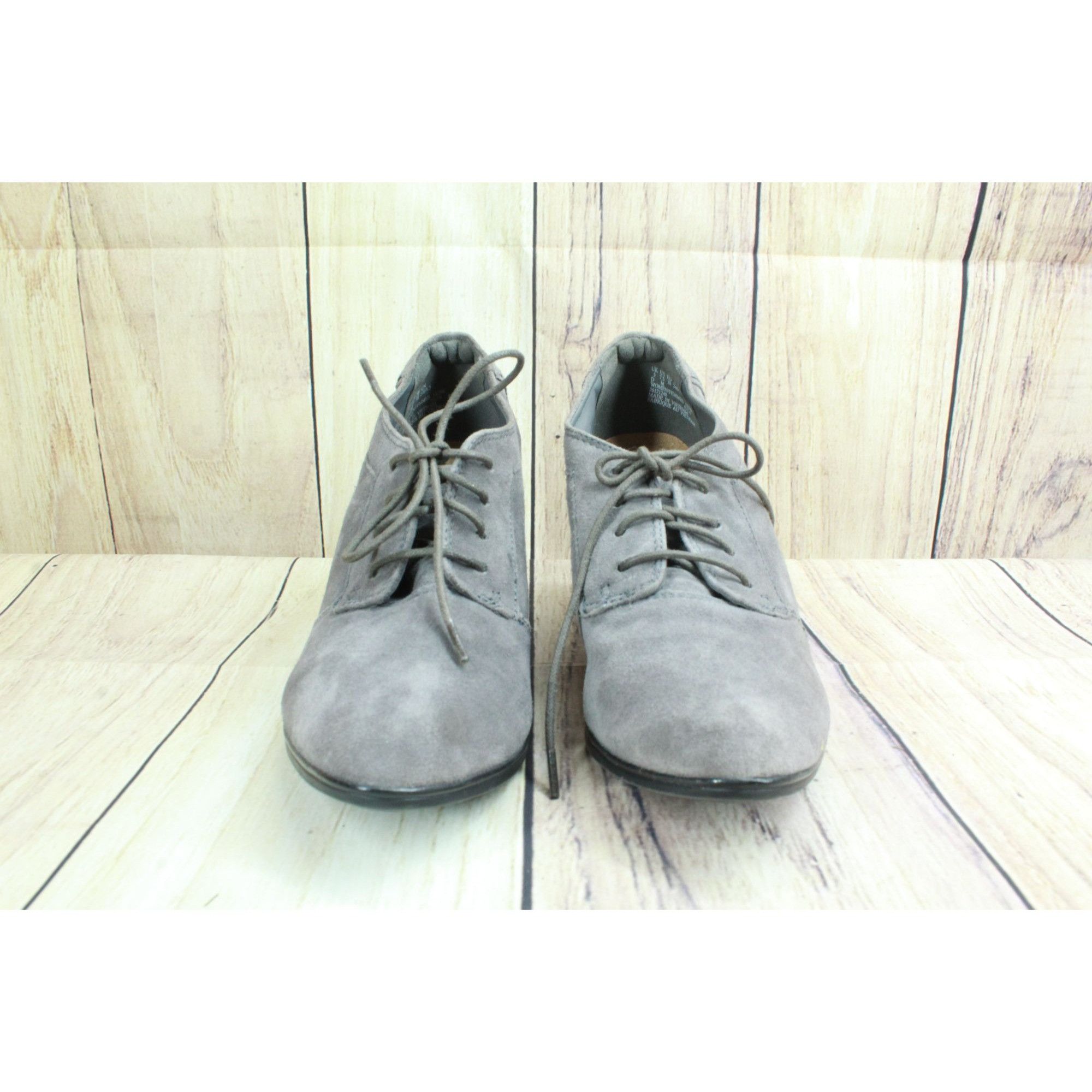 Clarks Clarks Women’s Gray Suede Heeled Booties – Size 7.5 Size US 7.5 / IT 37.5 - 4 Thumbnail