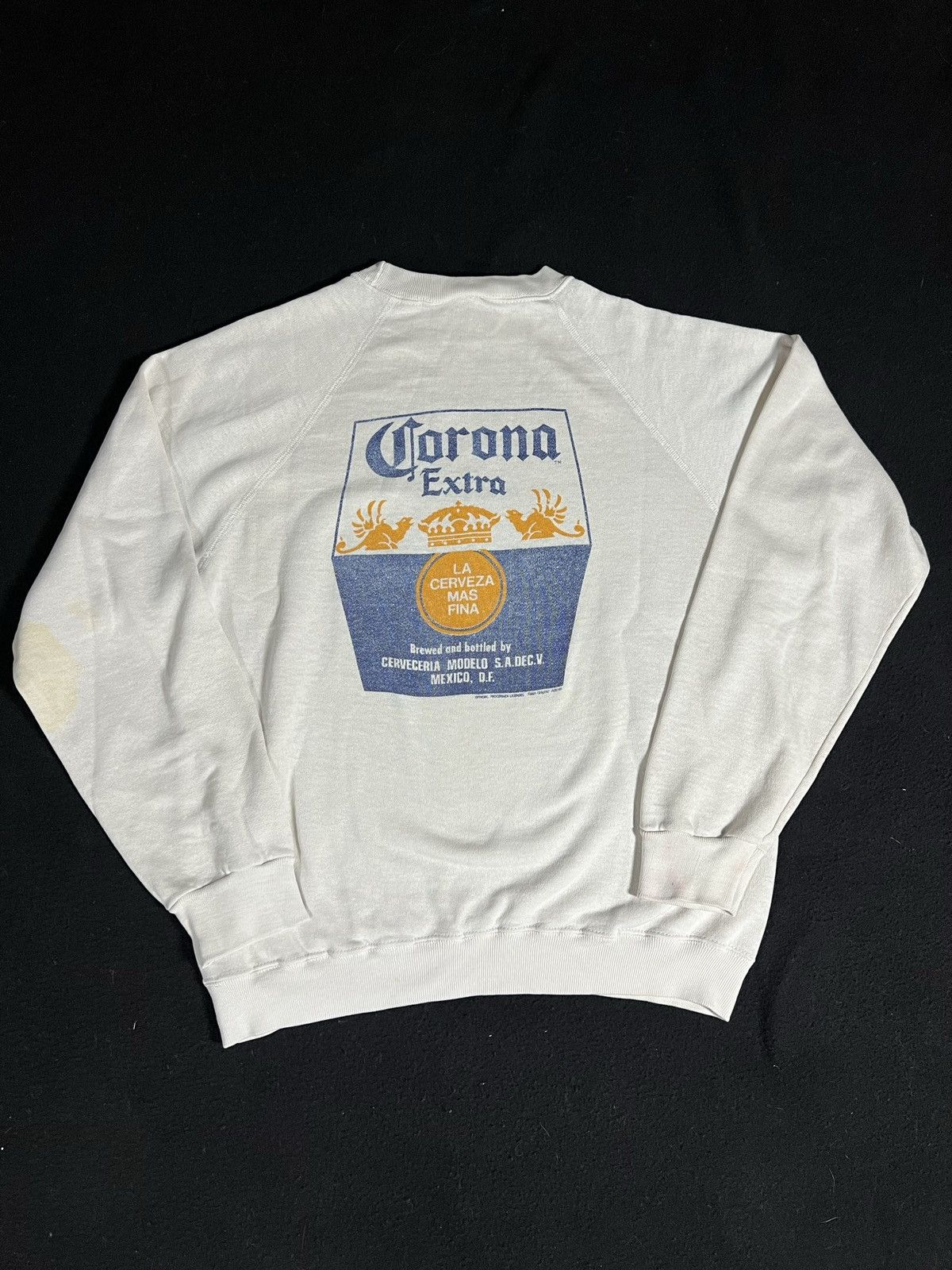 Vintage Vintage 80’s Corona Extra Beer Promo Crewneck Sweatshirt Size US M / EU 48-50 / 2 - 1 Thumbnail