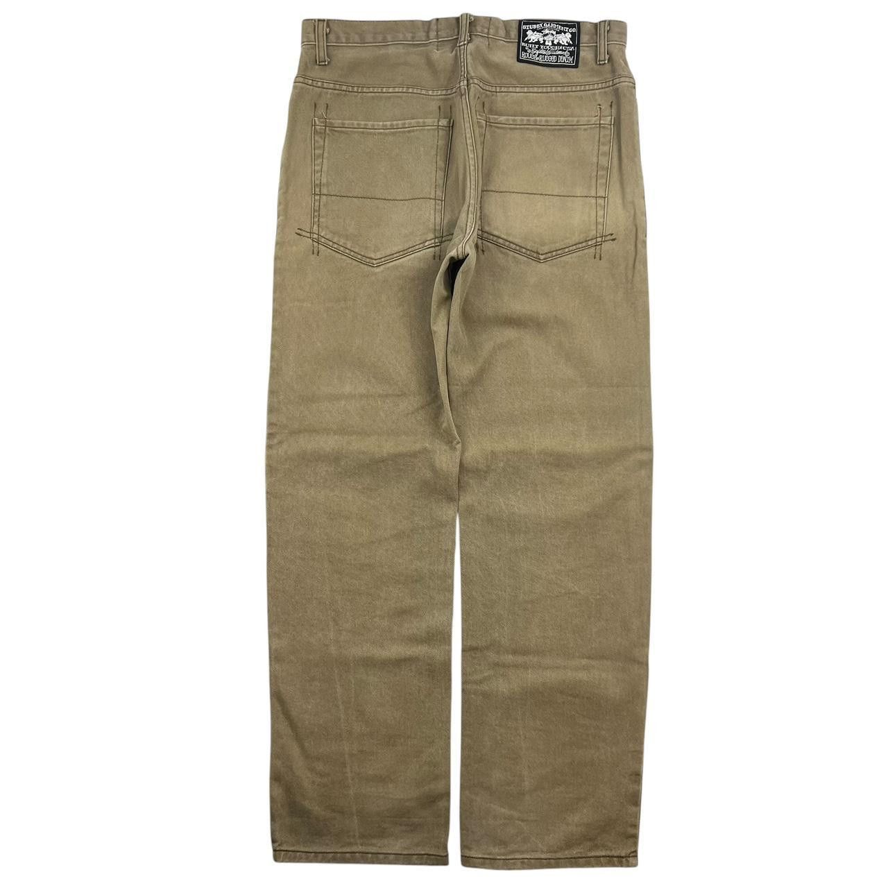 Stussy Vintage Stussy Tan Workwear Jeans - Waist: 32” Size US 32 / EU 48 - 1 Thumbnail