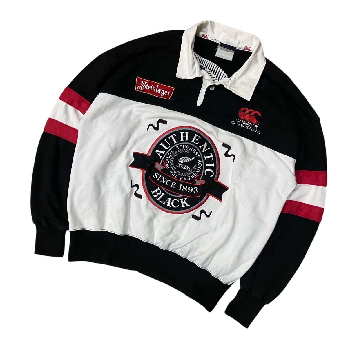 Canterbury of New Zealand ☀️90's Canterbury of New Zealand Steinlager rugby Size US M / EU 48-50 / 2 - 2 Thumbnail