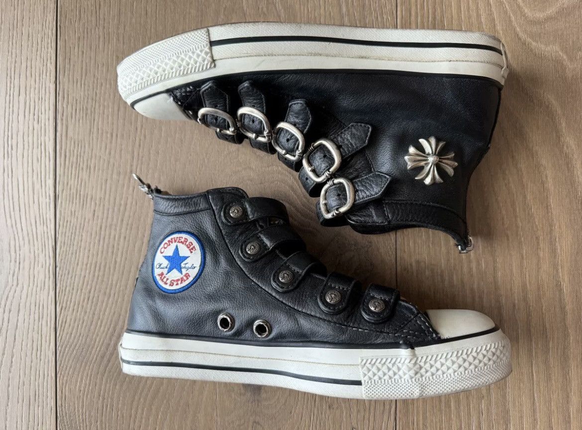 Chrome Hearts chrome hearts converse Size US 6.5 / EU 39-40 - 3 Thumbnail