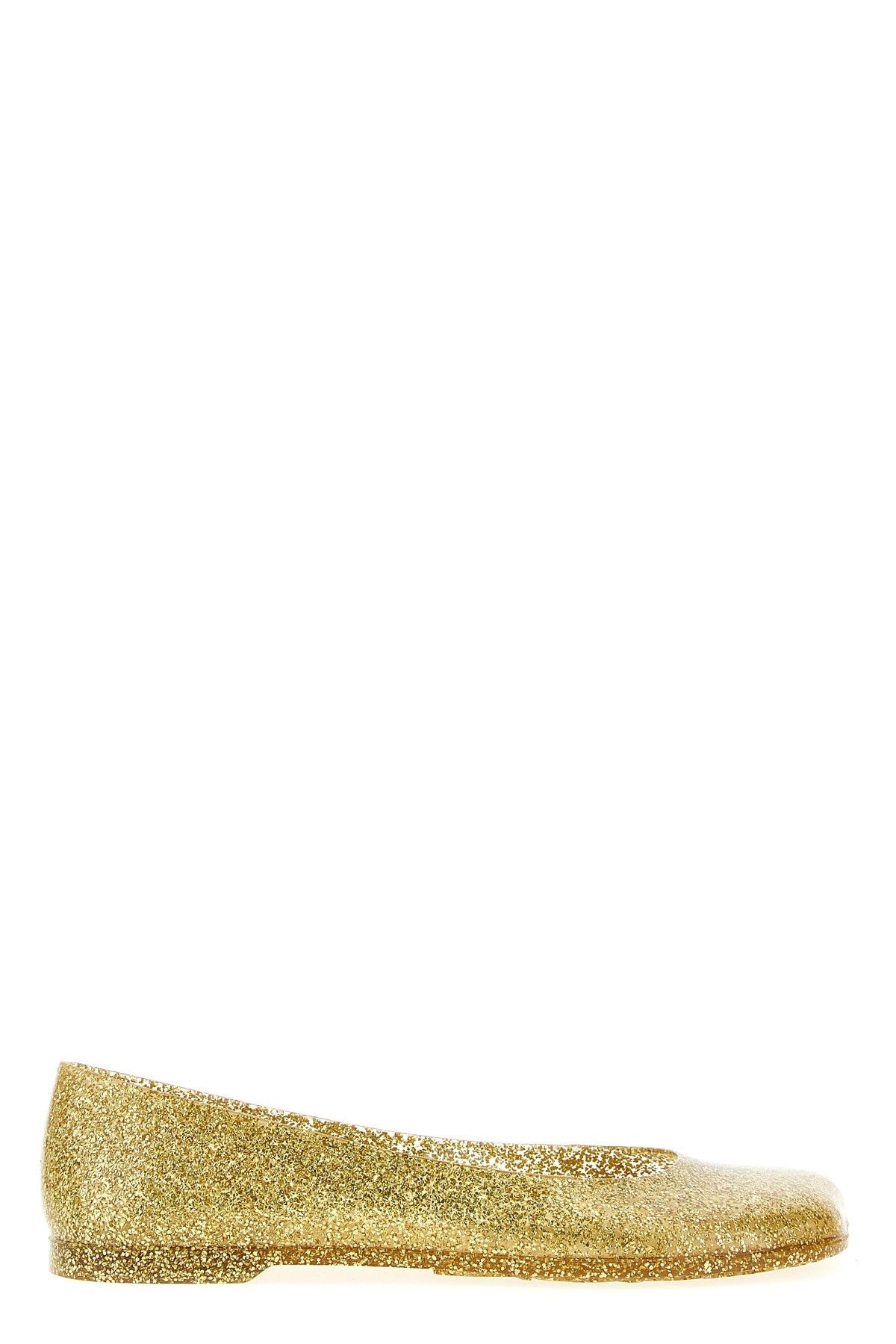 image of 'Loewe Toy' Capsule Paula's Ibiza Ballet Flats in Gold, Women's (Size 7)