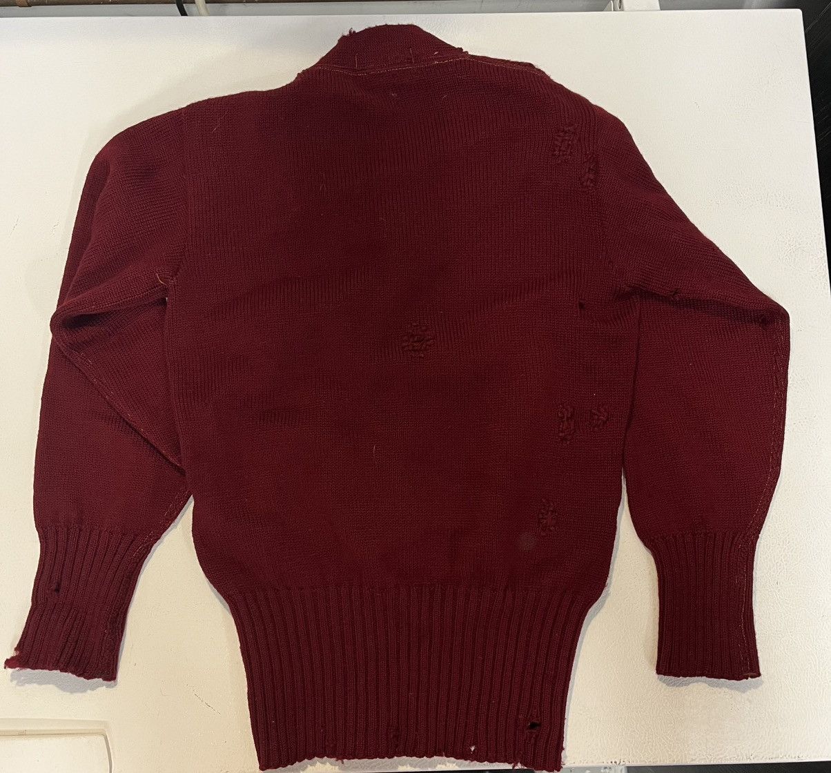 Vintage Vintage 50s Hand Repaired Knit Sweater Size US S / EU 44-46 / 1 - 4 Thumbnail