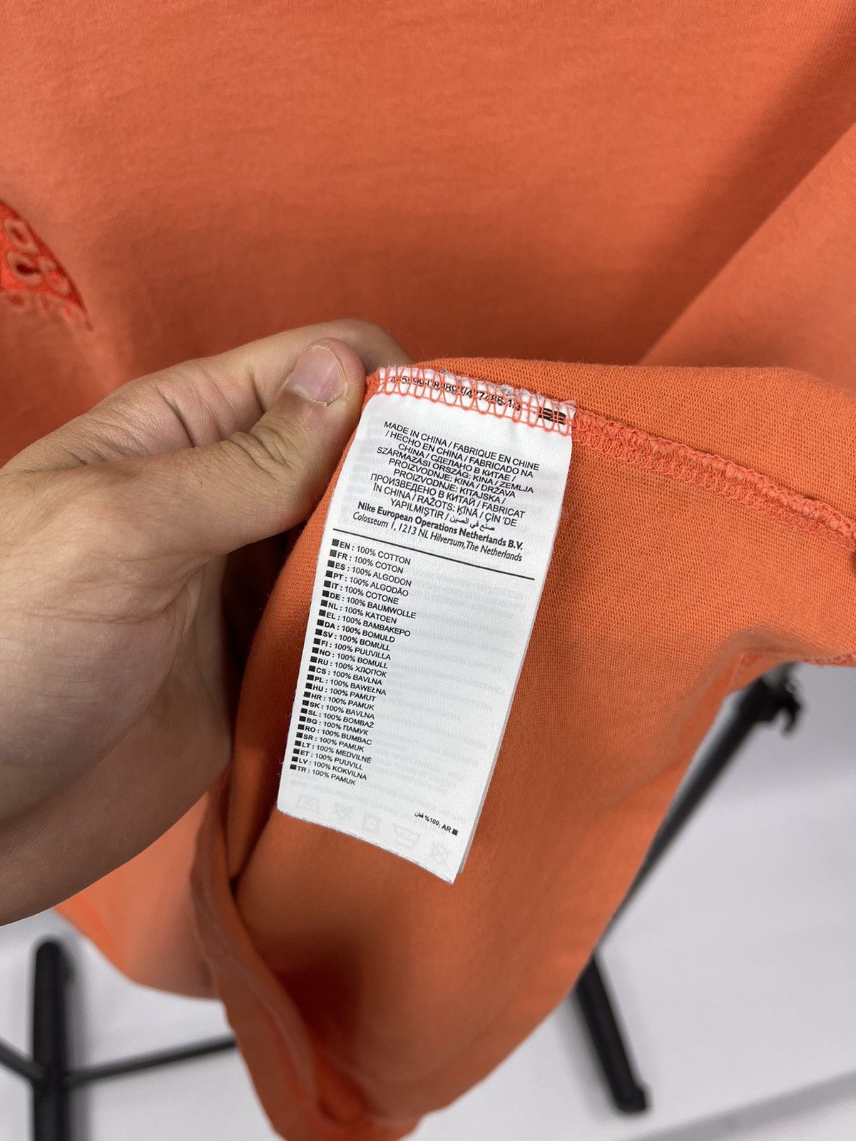Nike ACG Nike ACG Shirt Mens Large Orange Cotton Outdoor Size L Size US L / EU 52-54 / 3 - 5 Thumbnail