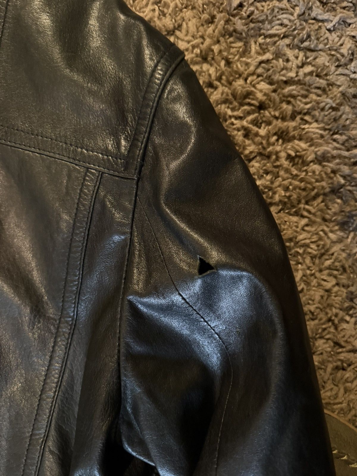 Valentino Men’s Valentino leather jacket Size US L / EU 52-54 / 3 - 6 Thumbnail
