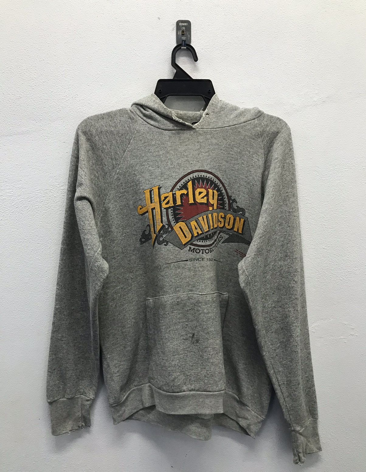 Harley Davidson × Vintage Vintage Motor Clothes Harley Davidson Hoodie Size US L / EU 52-54 / 3 - 1 Thumbnail