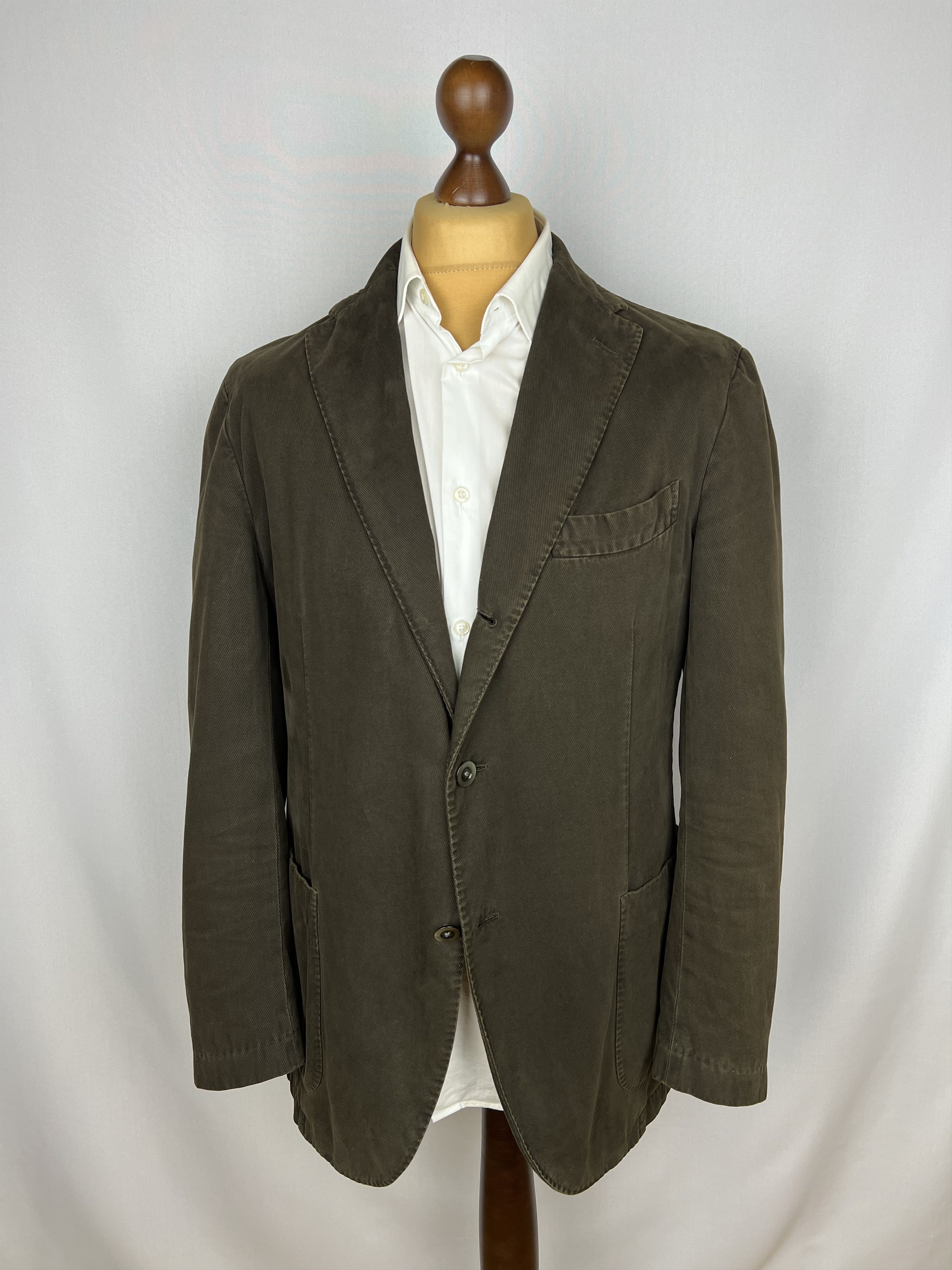 "Coat" Solid 100% Cotton Unlined Sport Coat