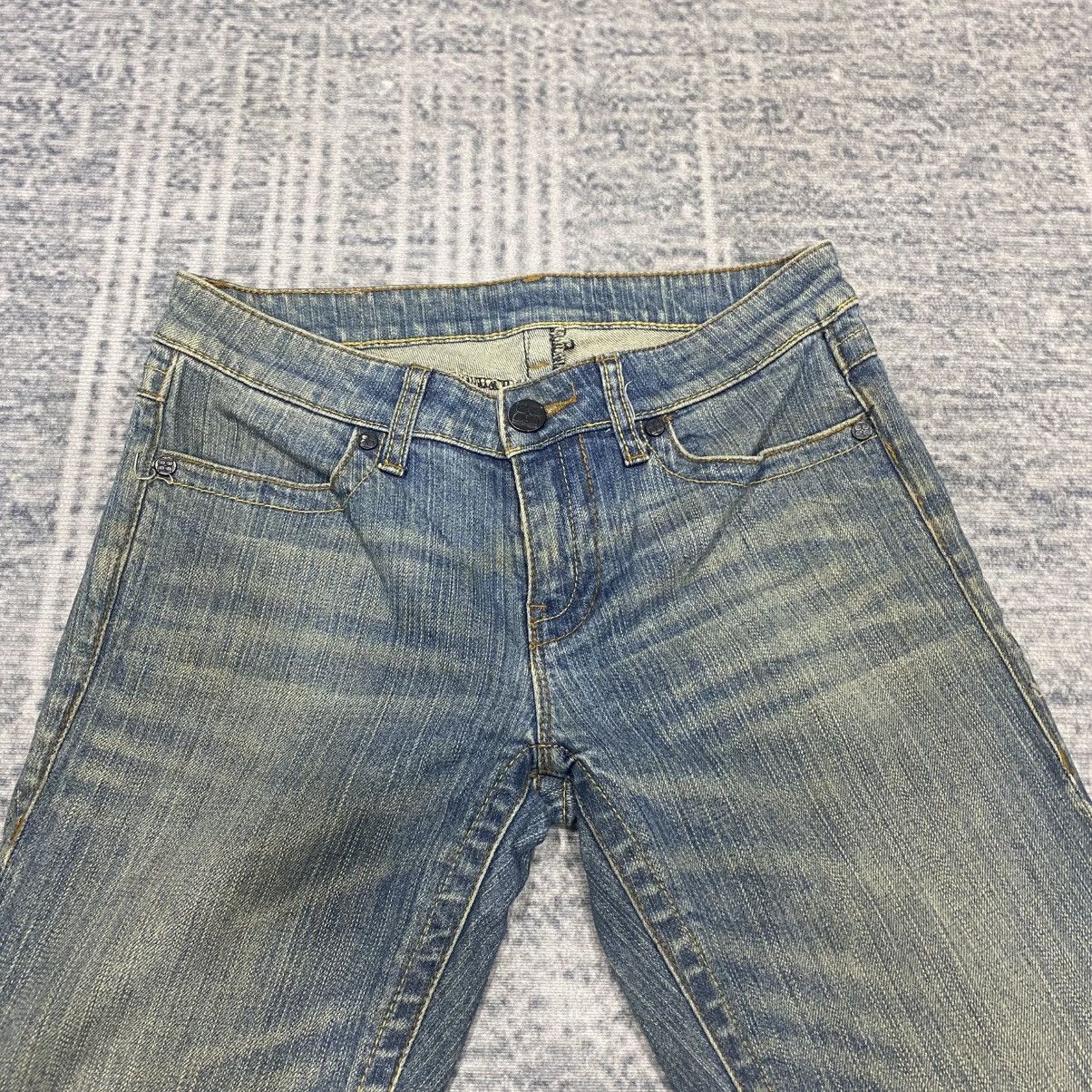 Japanese Brand Flared🔥 BCBGMAXAZRIA Mud Wash Bootcut Jeans LGB 90s Size US 30 / EU 46 - 8 Thumbnail