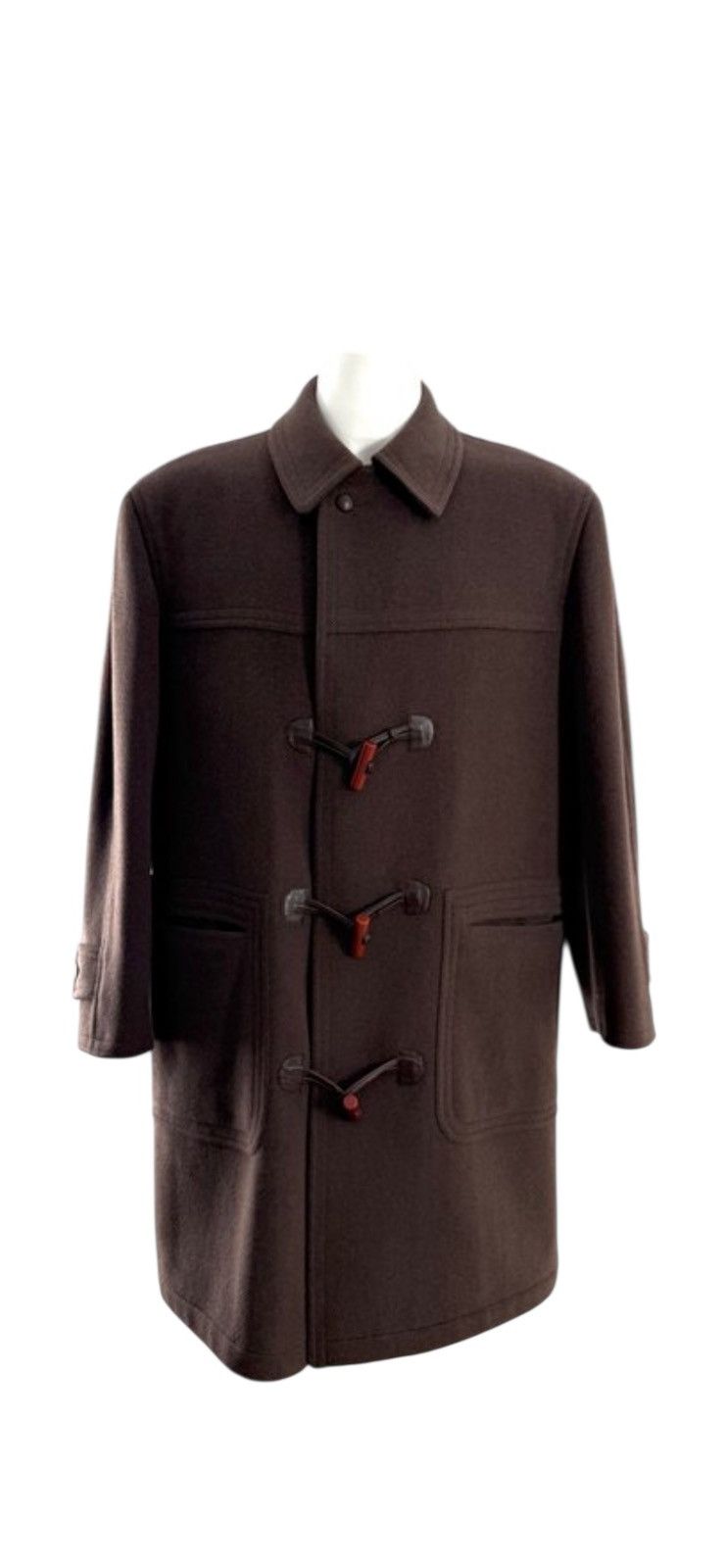 Pal Zileri Brown Coat Size US XL / EU 56 / 4 - 1 Thumbnail