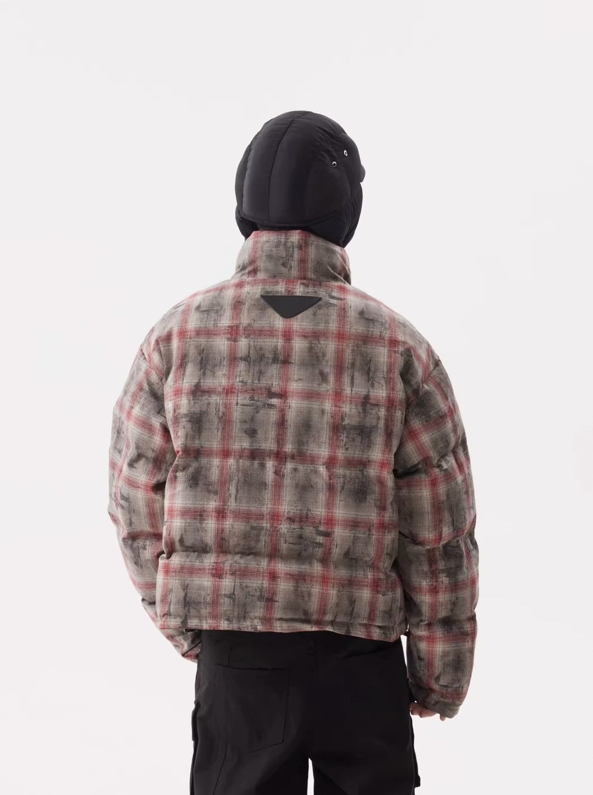 Designer Vintage Retro Style Plaid Reversible Jacket Coat Size US M / EU 48-50 / 2 - 2 Thumbnail