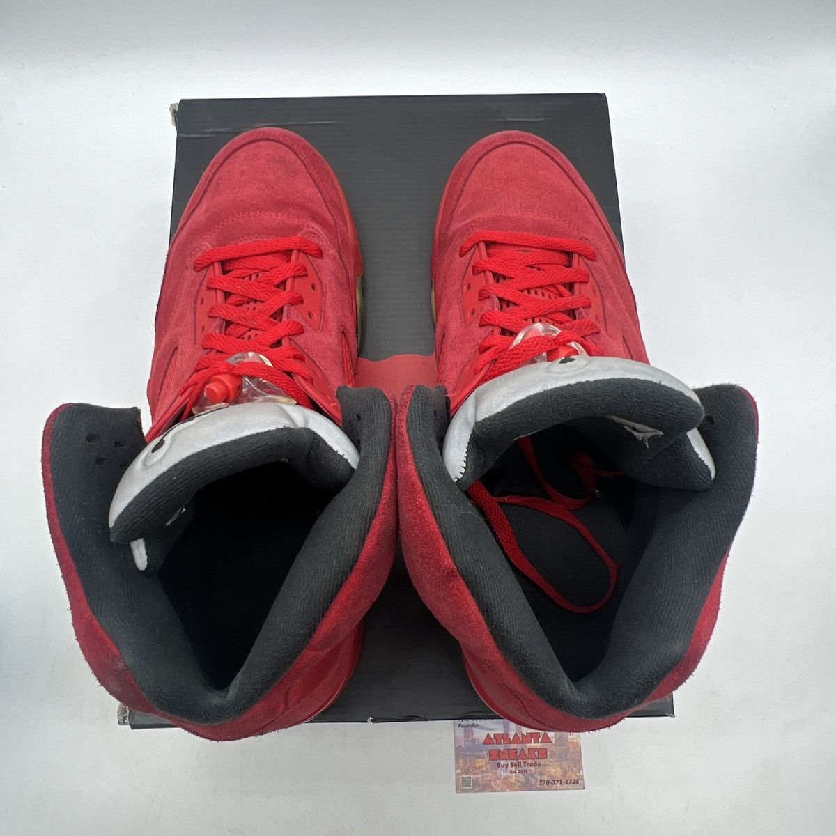 Jordan Brand Air Jordan 5 Red suede Size US 13 / EU 46 - 7 Thumbnail
